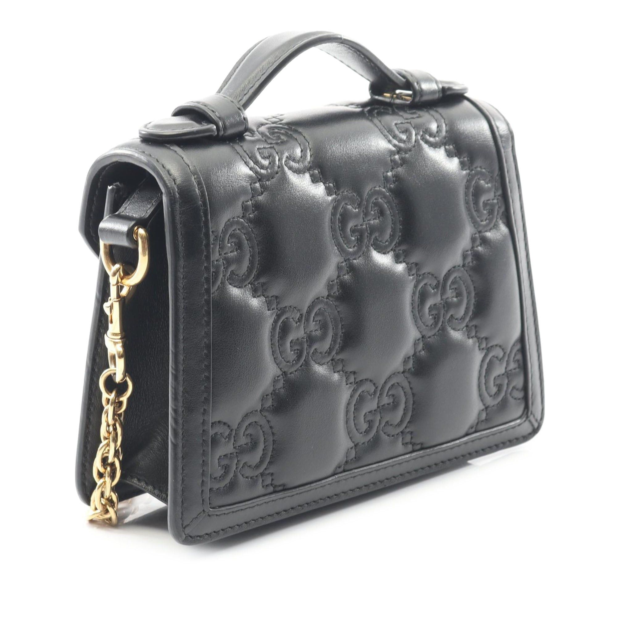 Gucci Small GG Matelasse Leather Top Handle Bag Size ONE SIZE - 2 Thumbnail