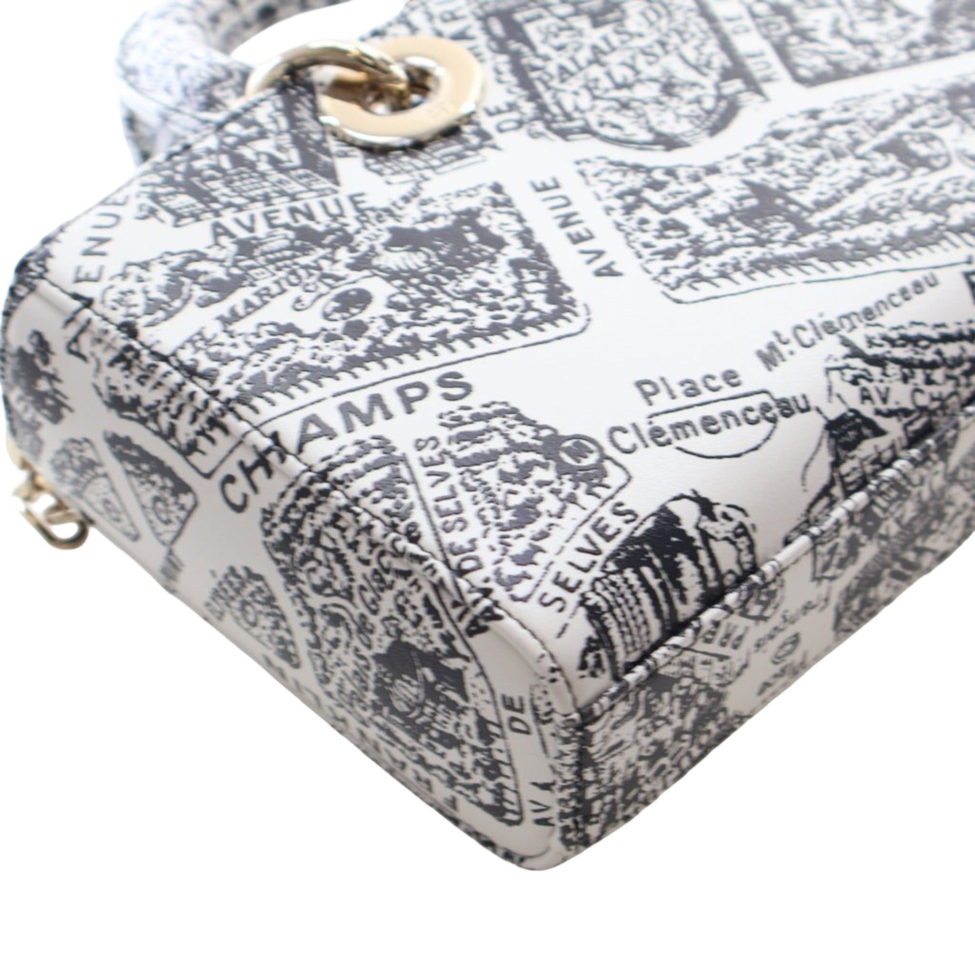 Dior Medium Calfskin Plan De Paris Printed Lady D Joy Size ONE SIZE - 10 Thumbnail