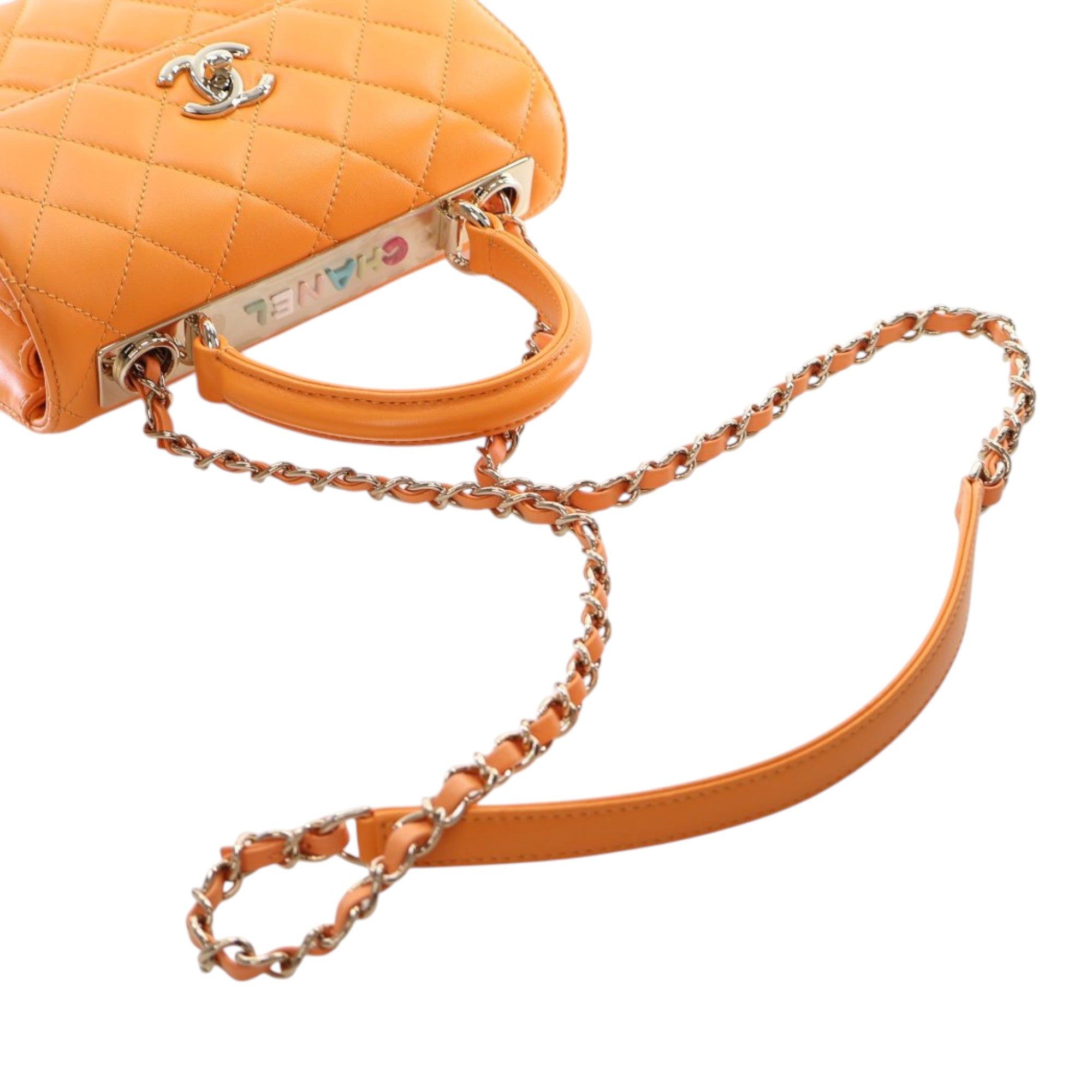 Chanel Mini Quilted Lambskin Trendy CC Top Handle Flap Size ONE SIZE - 14 Thumbnail