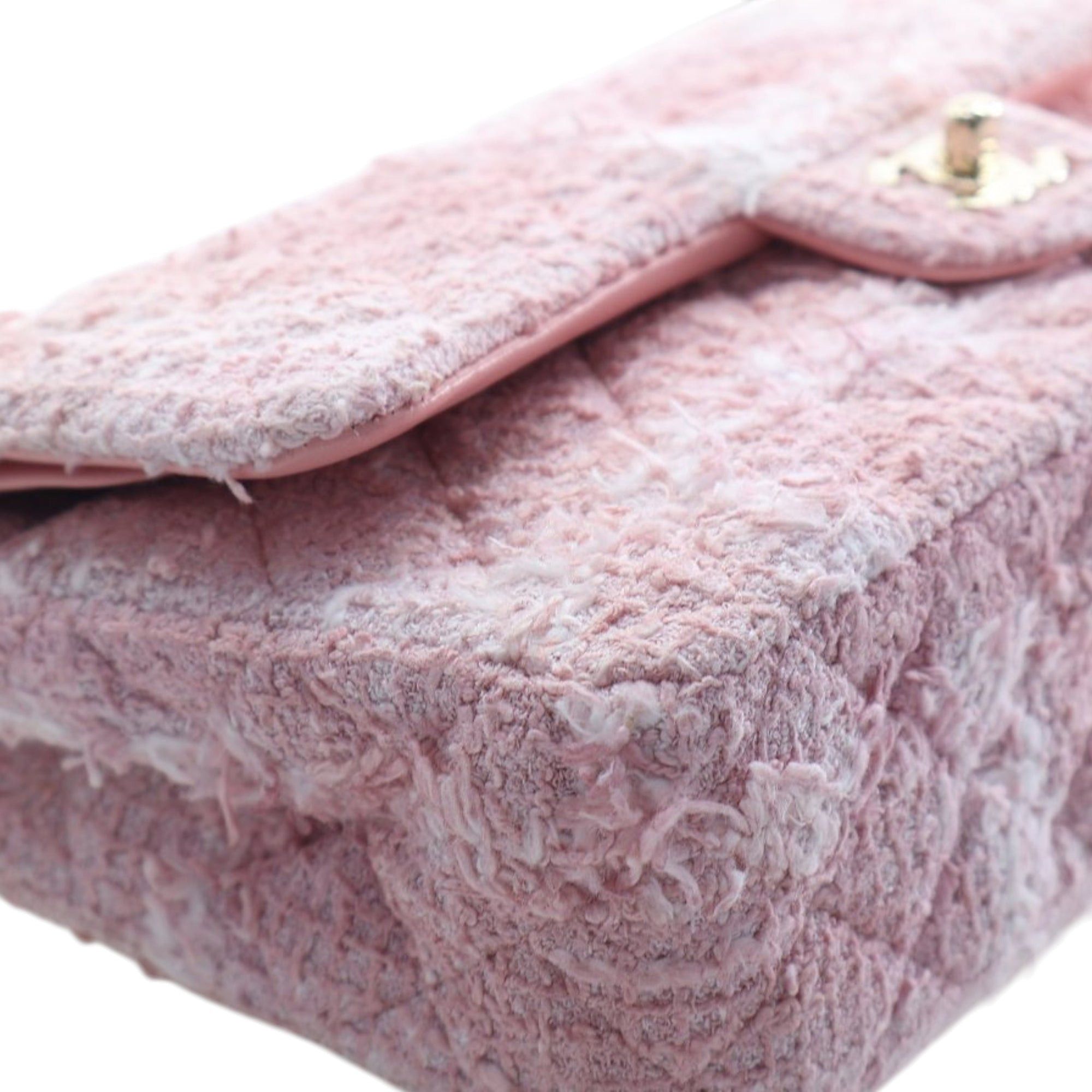 Chanel Medium Classic Tweed Double Flap Size ONE SIZE - 8 Thumbnail