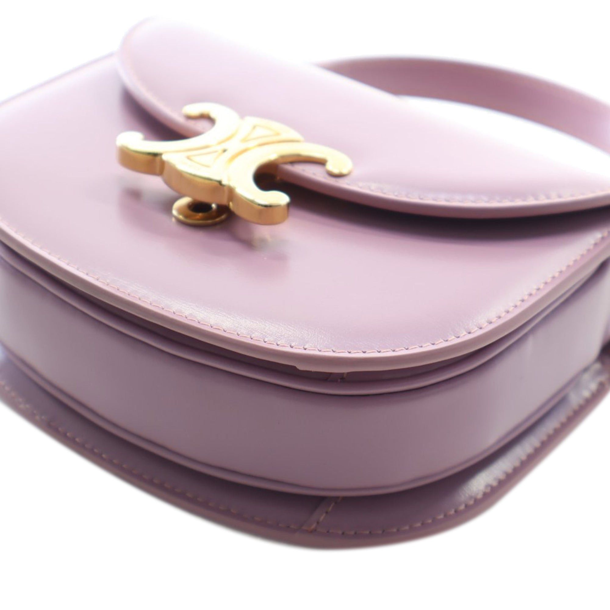 Celine Mini Shiny Calfskin Besace Clea Satchel Size ONE SIZE - 10 Thumbnail