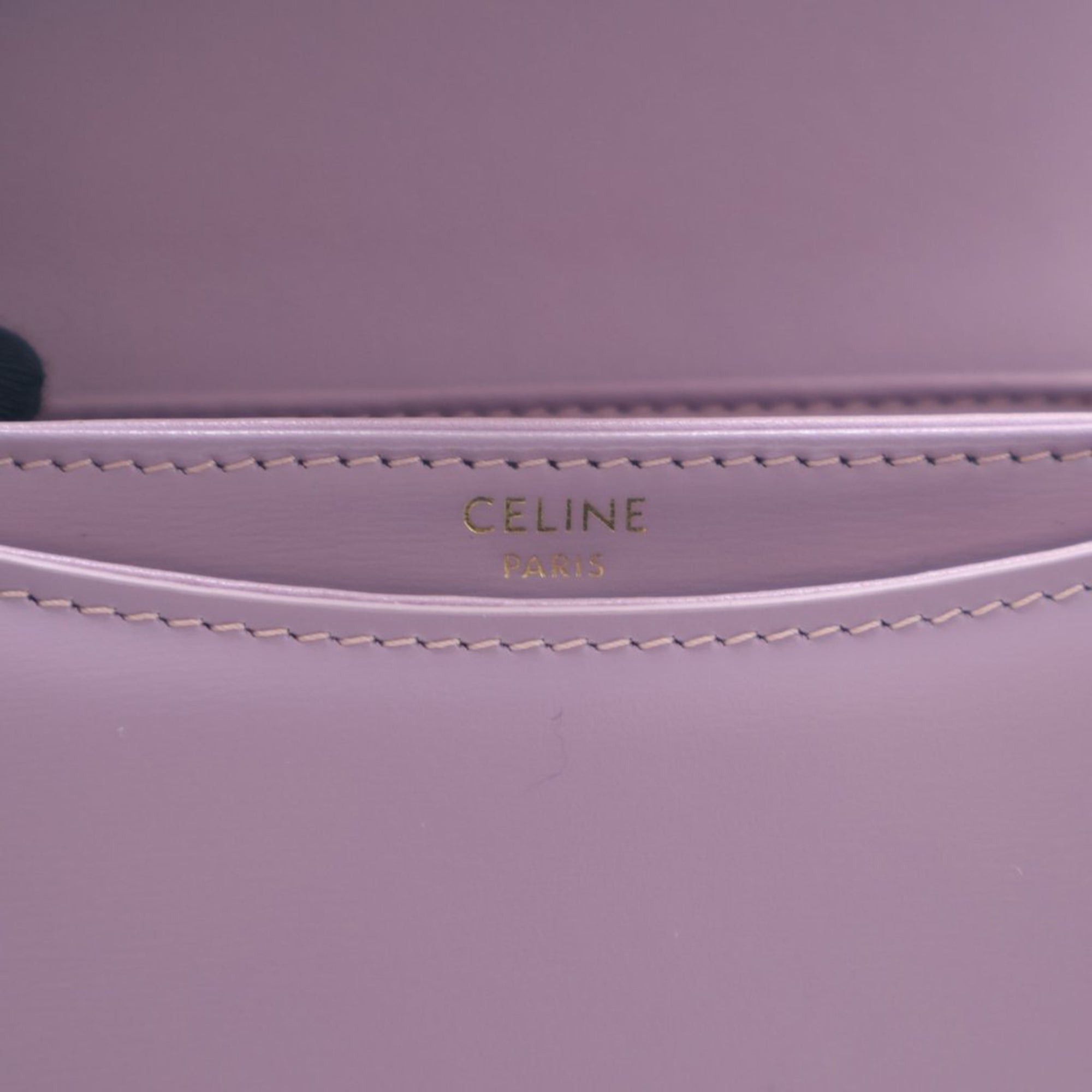Celine Mini Shiny Calfskin Besace Clea Satchel Size ONE SIZE - 8 Thumbnail