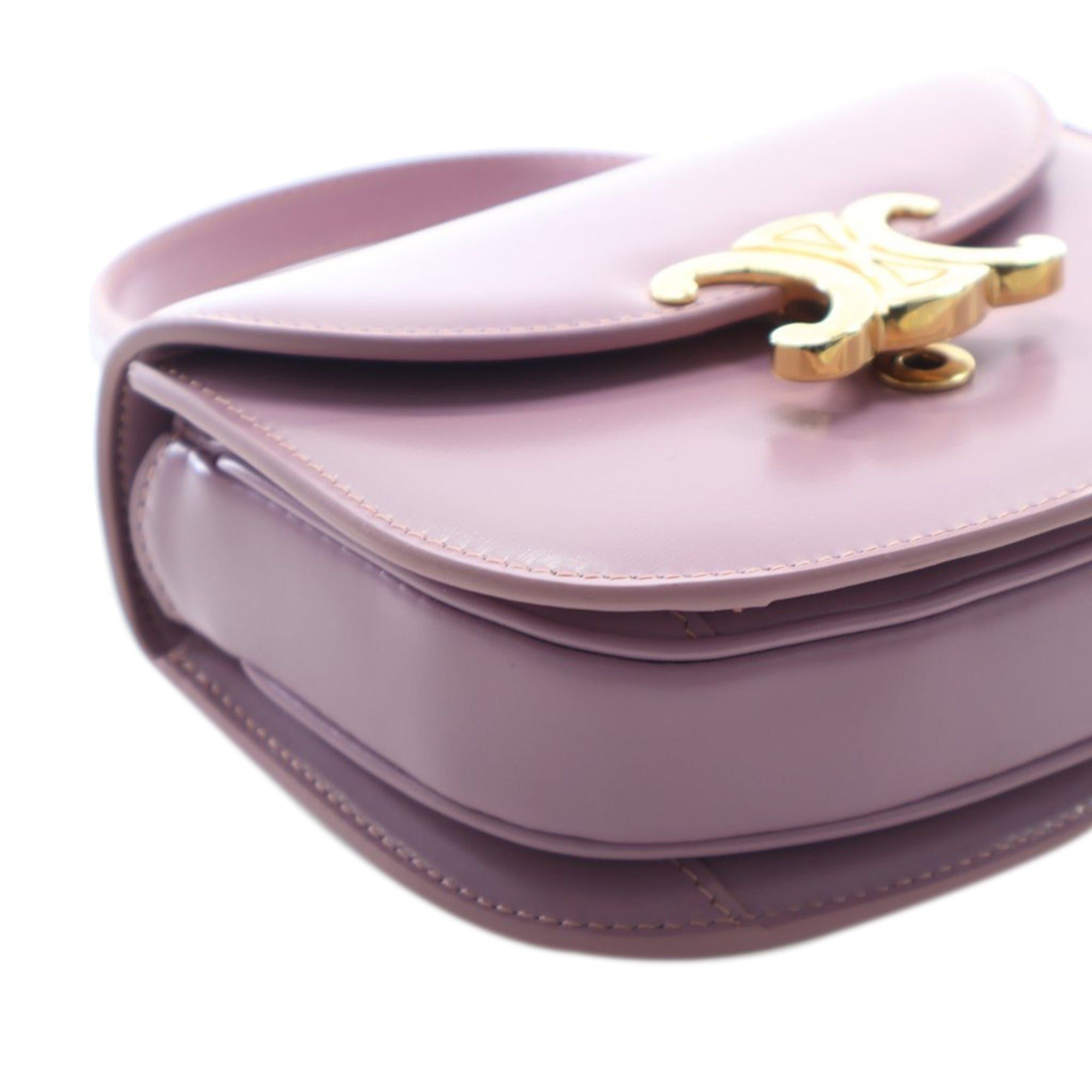 Celine Mini Shiny Calfskin Besace Clea Satchel Size ONE SIZE - 9 Thumbnail
