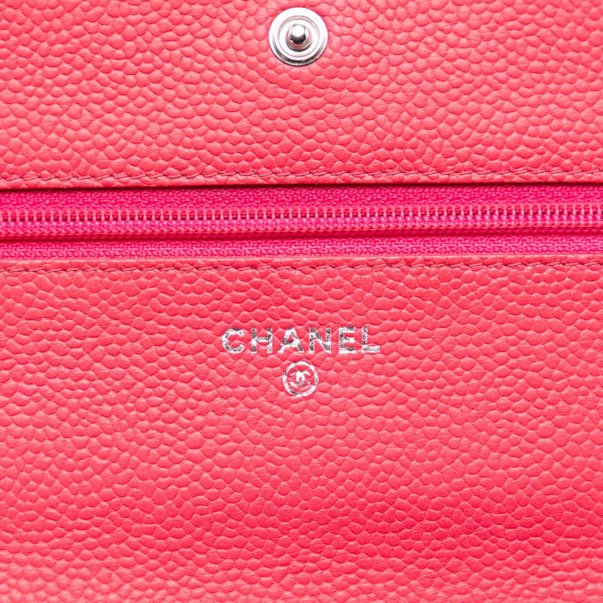 Chanel Caviar Bicolor CC Wallet On Chain Size ONE SIZE - 5 Thumbnail