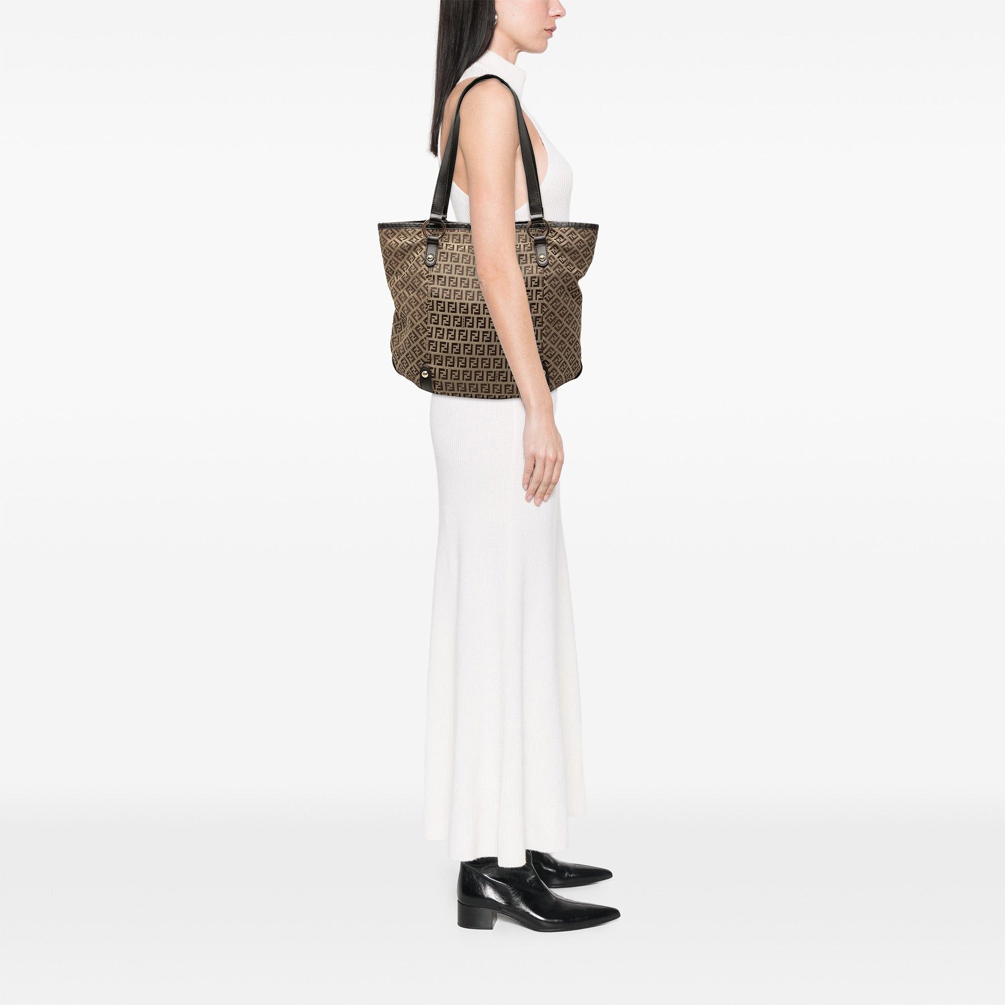 Fendi Zucchino Canvas Tote Size ONE SIZE - 9 Thumbnail