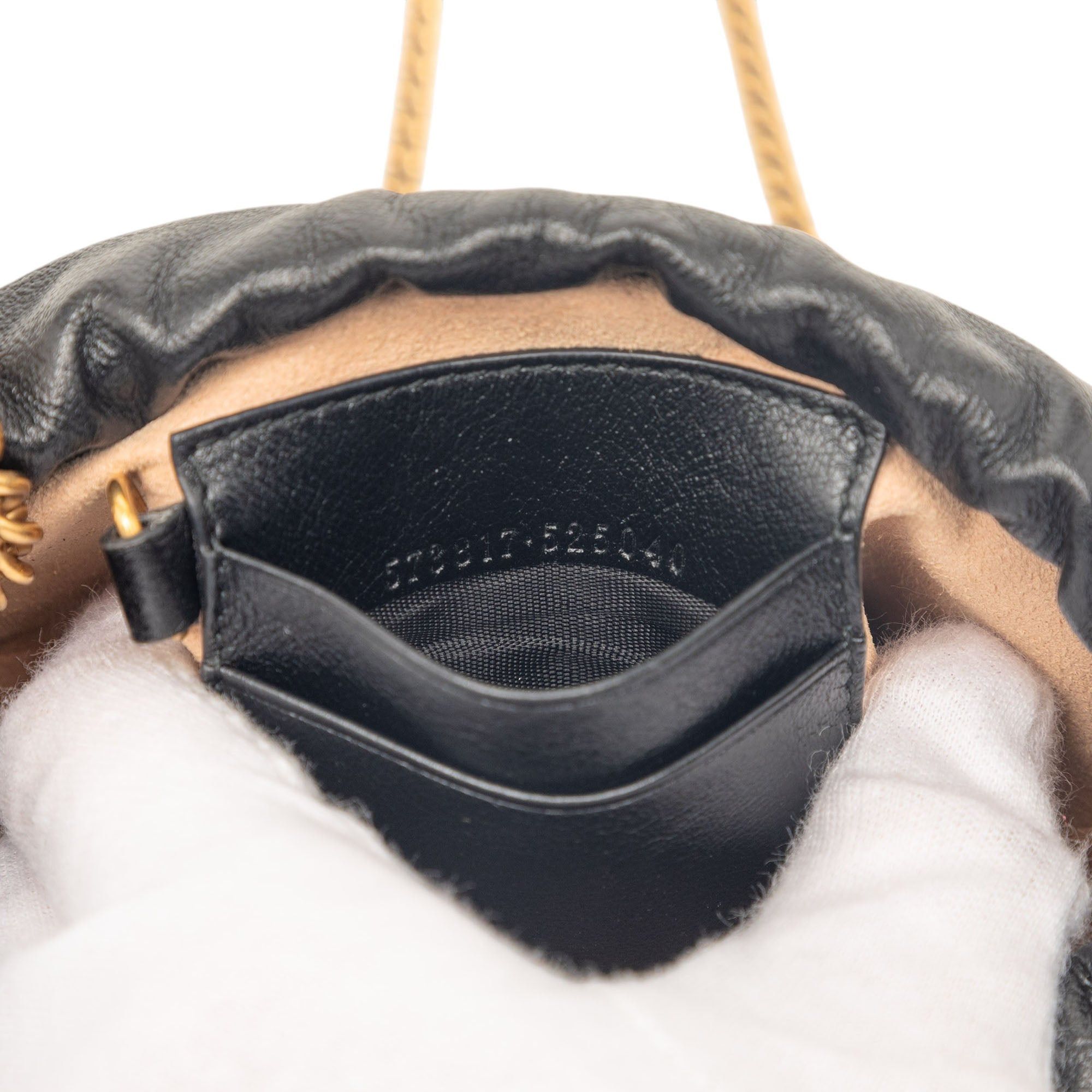 Gucci Mini GG Marmont Matelasse Diagonal Leather Torchon Bucket Bag Size ONE SIZE - 5 Thumbnail