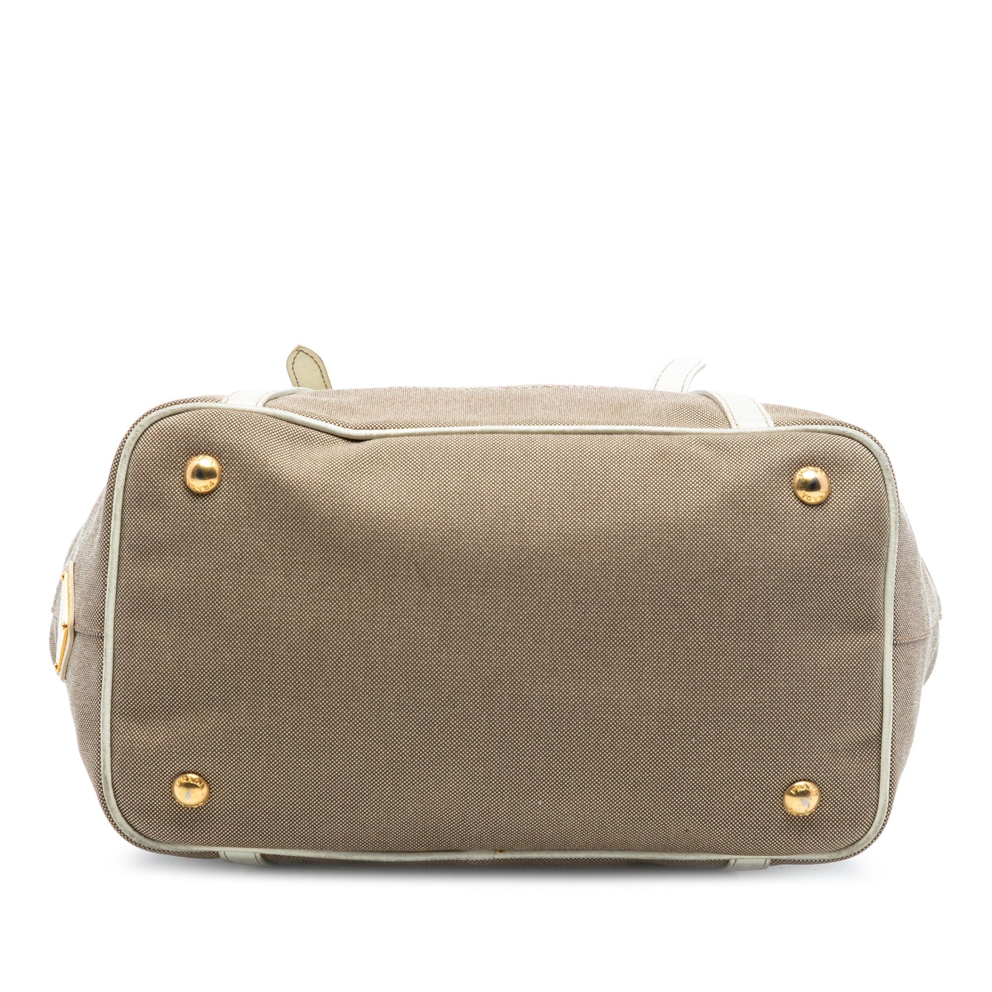 Prada Canvas Canapa Logo Bow Satchel Size ONE SIZE - 3 Thumbnail