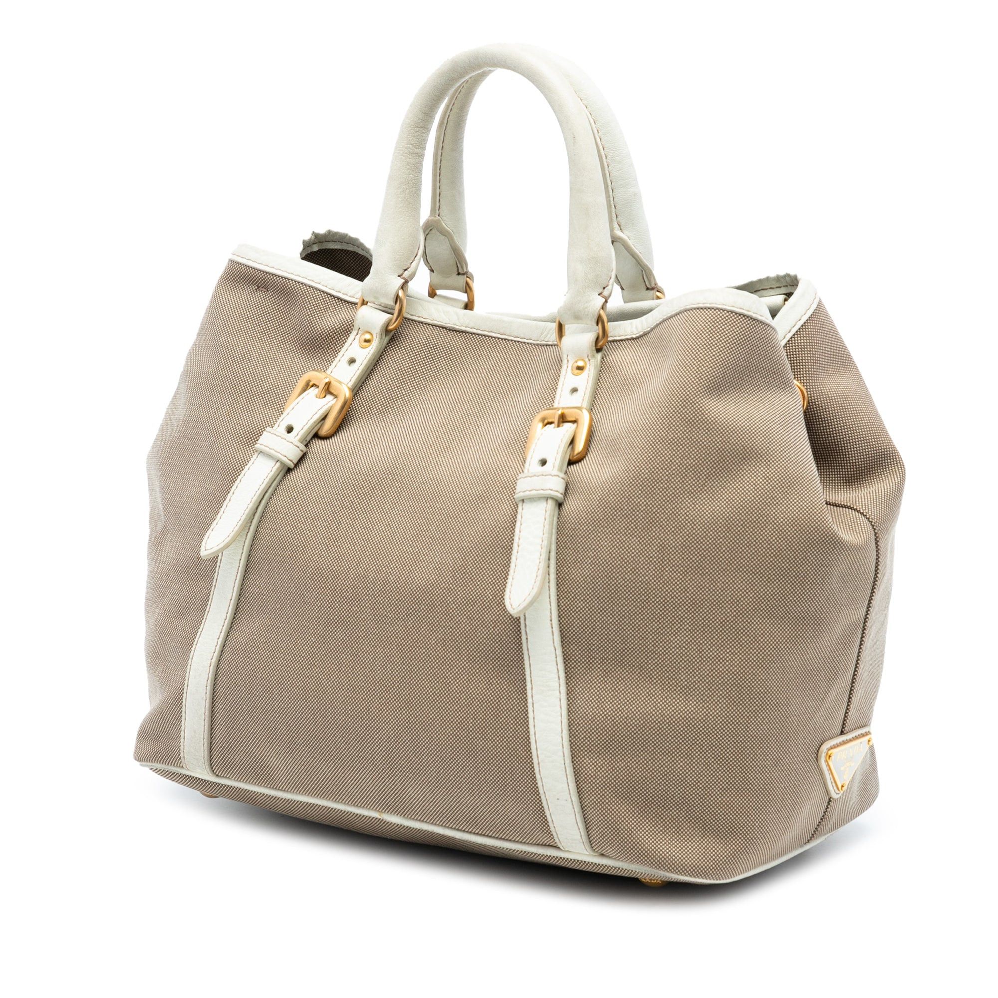 Prada Canvas Canapa Logo Bow Satchel Size ONE SIZE - 2 Thumbnail