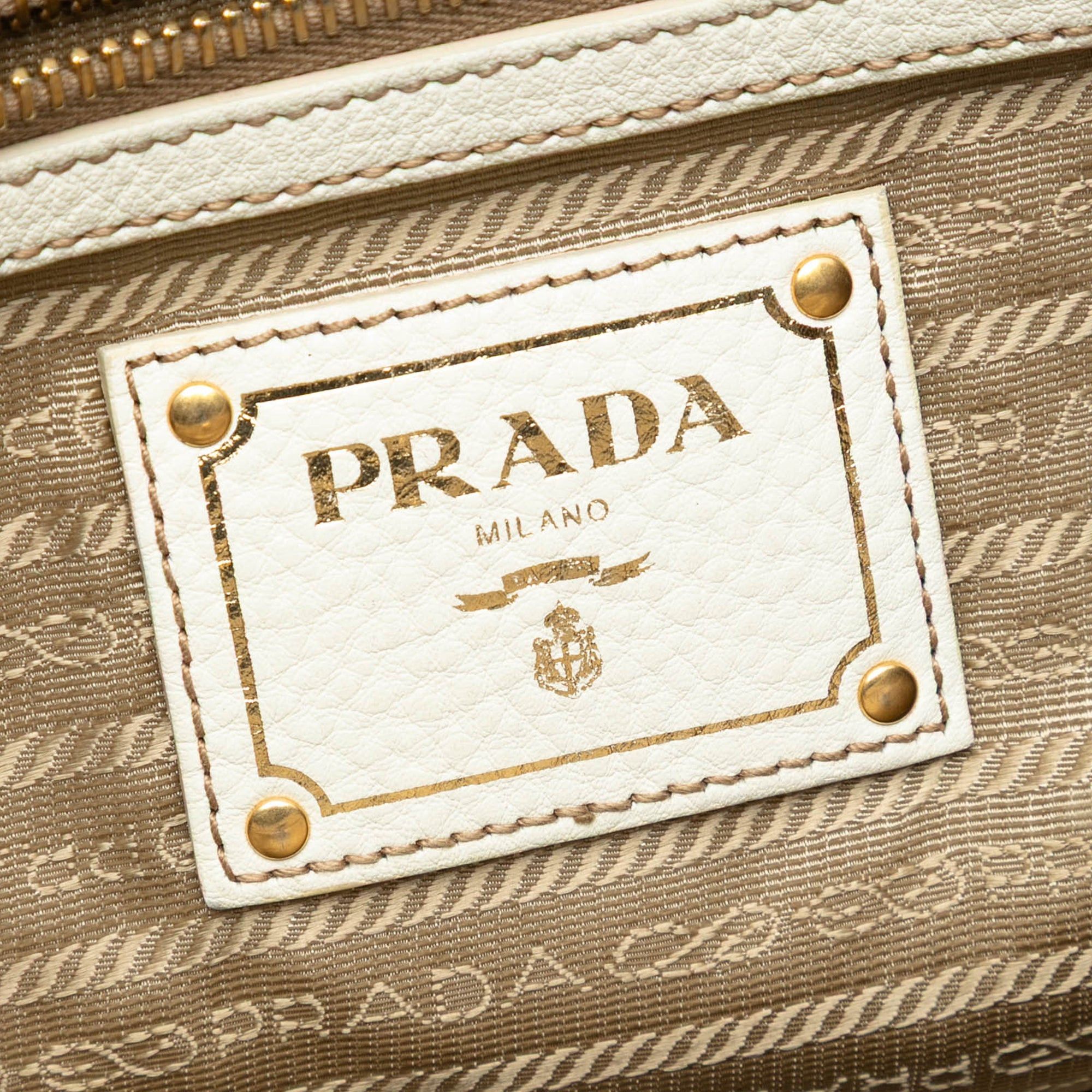 Prada Canvas Canapa Logo Bow Satchel Size ONE SIZE - 5 Thumbnail
