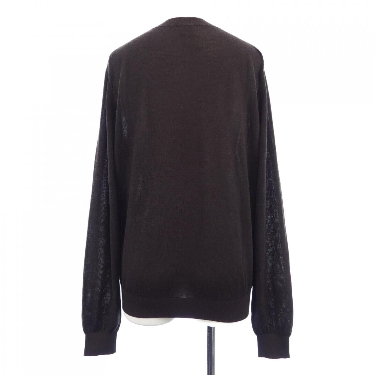 Hermes Hermes Hermes Silk Cashmere Knit Textile Tops DUTY FREE for USA Size ONE SIZE - 2 Thumbnail