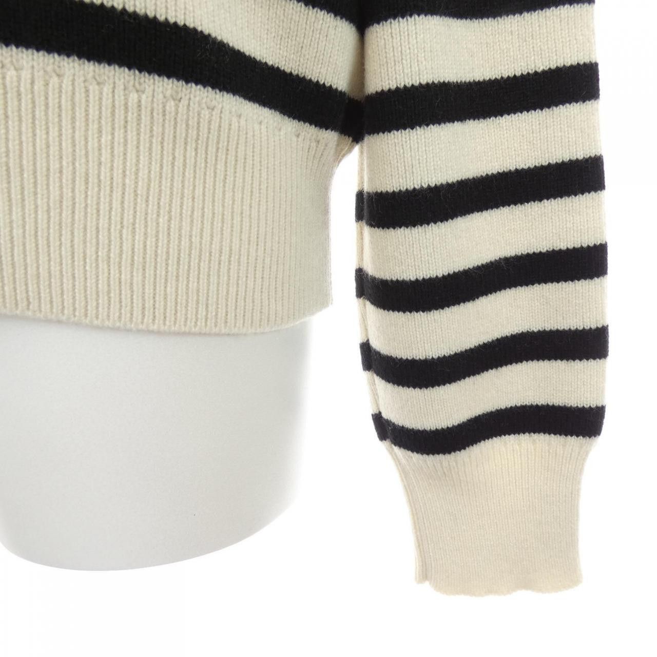 Celine Celine CELINE Cashmere Knitwear Textile Tops 2AD18592S DUTY FREE for USA Size ONE SIZE - 6 Thumbnail