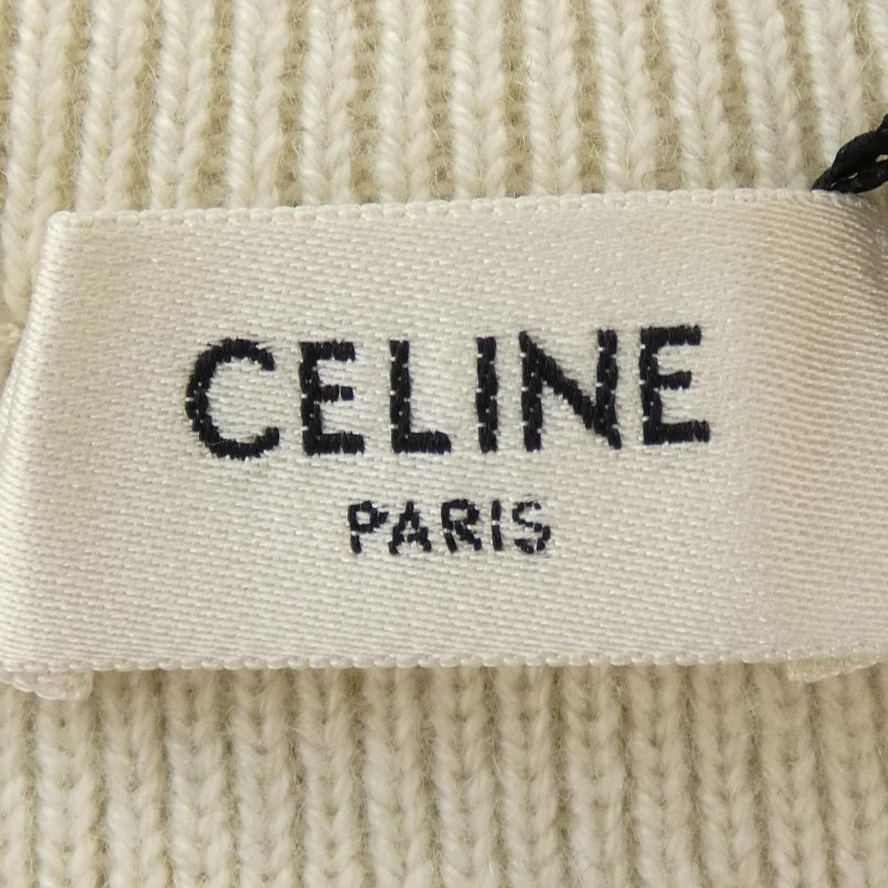 Celine Celine CELINE Cashmere Knitwear Textile Tops 2AD18592S DUTY FREE for USA Size ONE SIZE - 4 Thumbnail