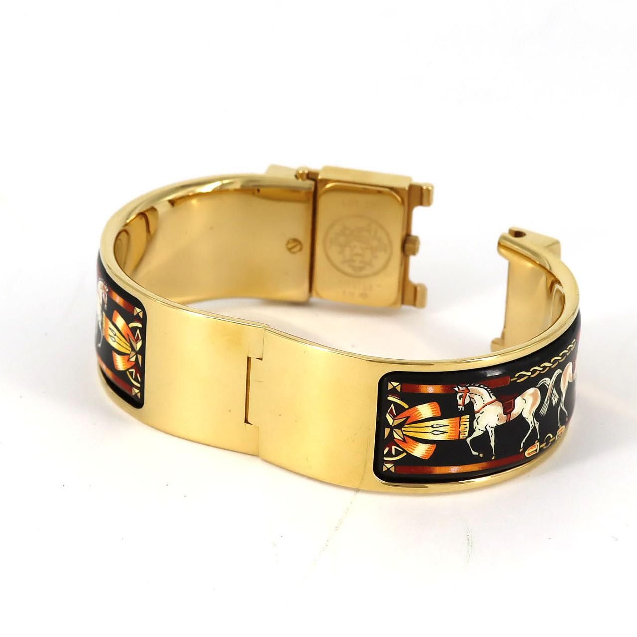 Hermes Hermes Hermes Loequet Enamel Quartz Metal Quartz LO1.201 DUTY FREE for USA Size ONE SIZE - 6 Thumbnail