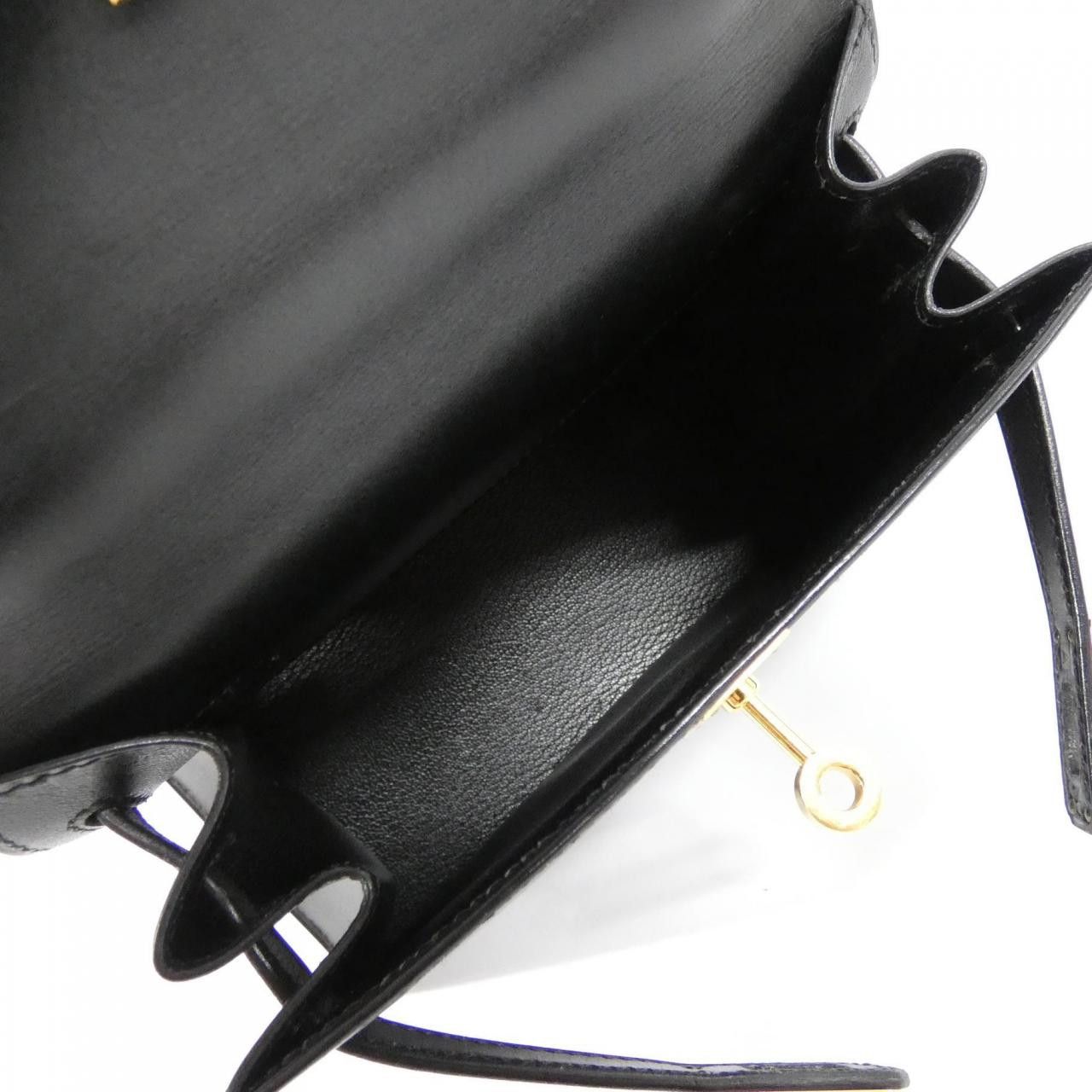 Hermes Hermes Hermes Mini Kelly Box Calf Bag Leather Shoulder Bag A DUTY FREE for USA Size ONE SIZE - 10 Thumbnail