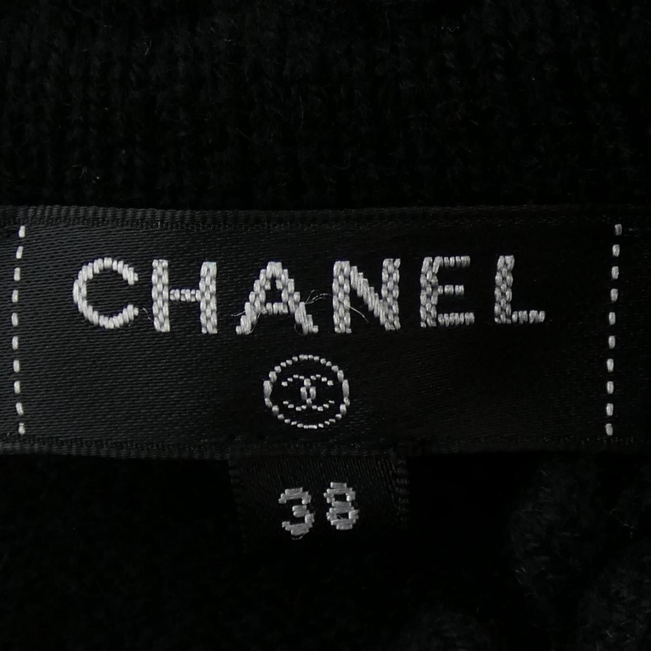Chanel Chanel Chanel Cashmere Knit Textile Tops P59711K07794 DUTY FREE for USA Size ONE SIZE - 5 Thumbnail