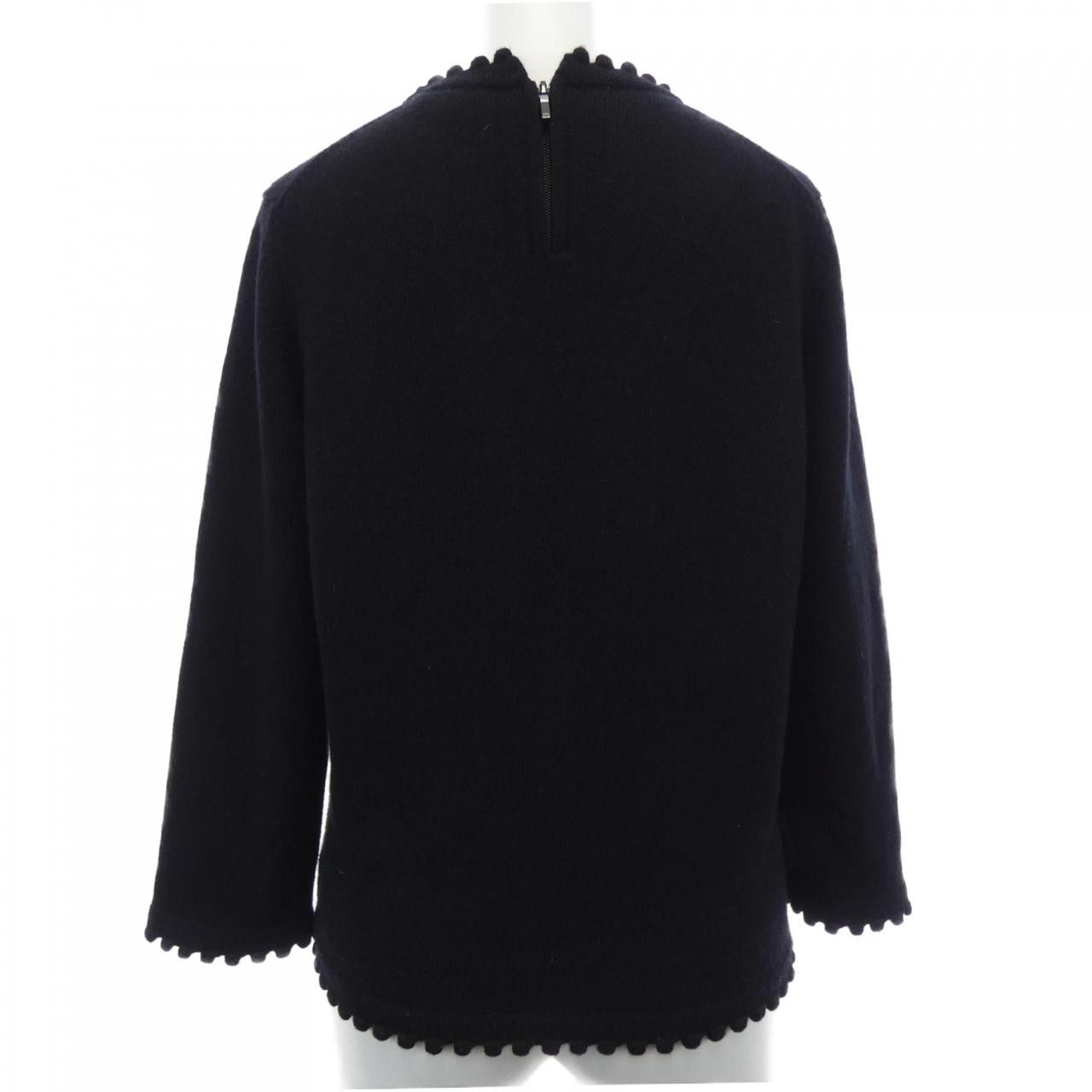 Chanel Chanel Chanel Cashmere Knit Textile Tops P59711K07794 DUTY FREE for USA Size ONE SIZE - 2 Thumbnail