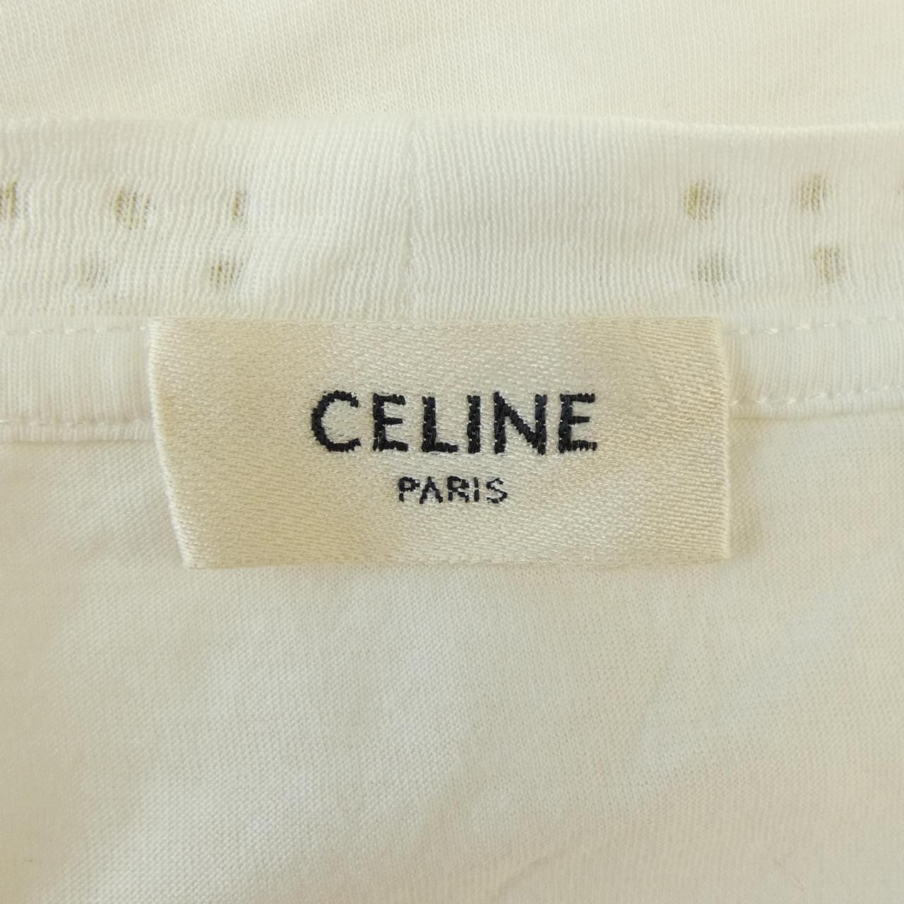 Celine Celine CELINE Cotton T Shirt Textile T-Shirts X248364E DUTY FREE for USA Size ONE SIZE - 4 Thumbnail