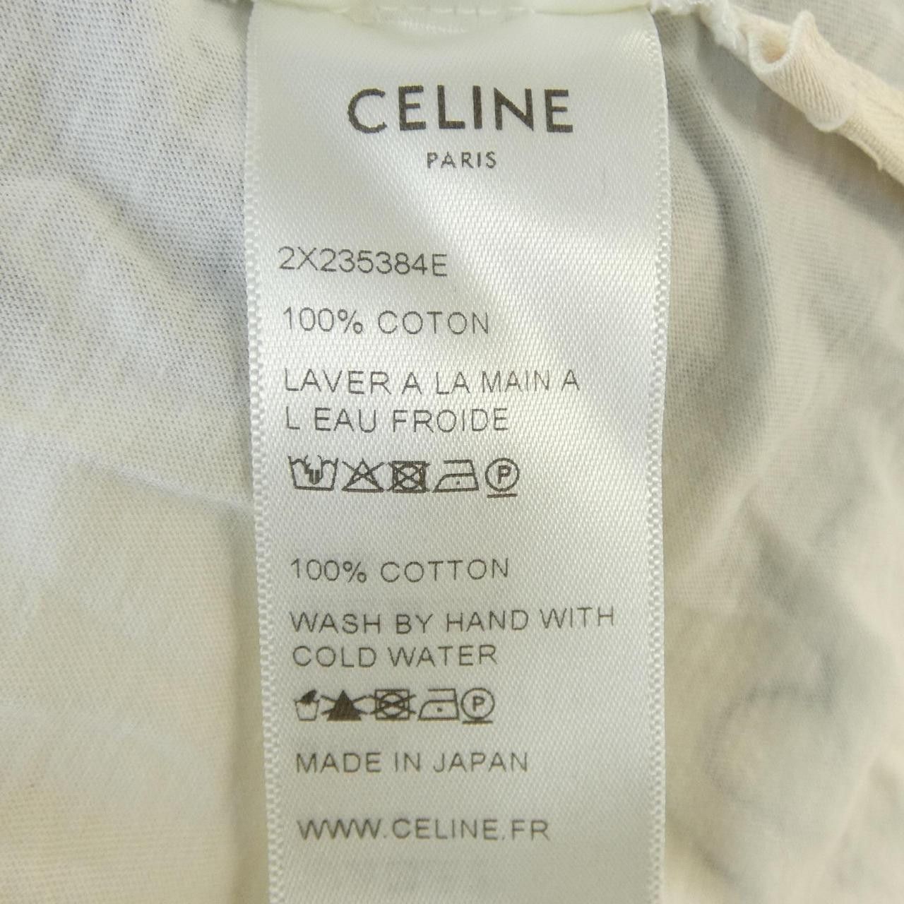 Celine Celine CELINE CHRISTIAN MARCLAY T Shirt Textile T-Shirts 2X235384E DUTY FREE for USA Size ONE SIZE - 3 Thumbnail
