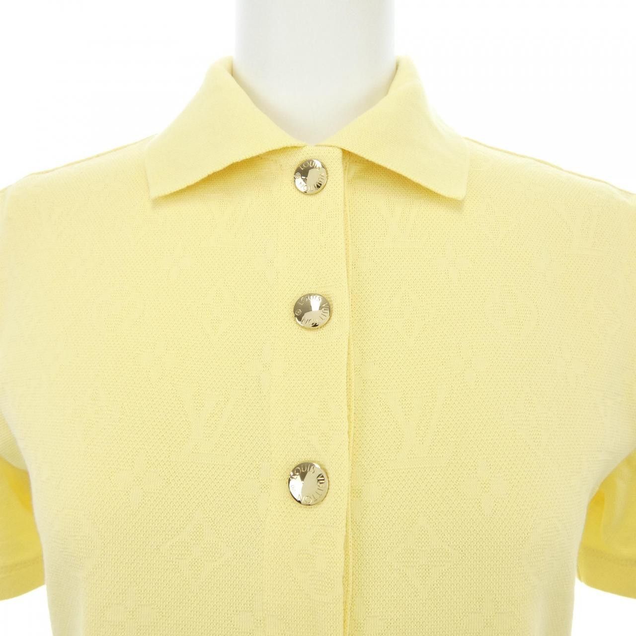Louis Vuitton Louis Vuitton Louis Vuitton Monogram Pique Cotton Polo Shirt Textile Tops FRJT07DYM DUTY FREE for USA Size ONE SIZE - 5 Thumbnail