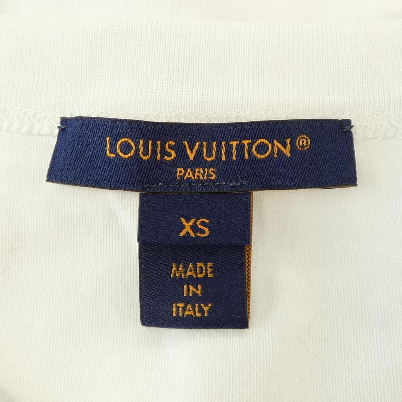 Louis Vuitton Louis Vuitton Louis Vuitton LV Stamp Crop Top T Shirt Textile T-Shirts FTTS11UNI DUTY FREE for USA Size ONE SIZE - 4 Thumbnail