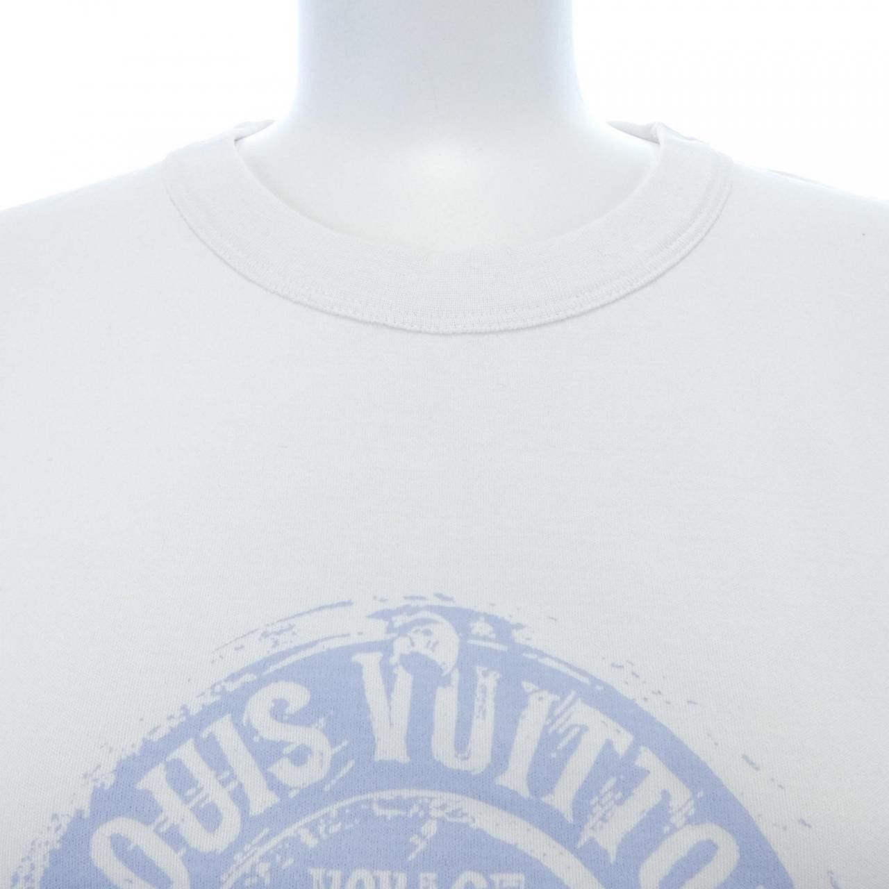 Louis Vuitton Louis Vuitton Louis Vuitton LV Stamp Crop Top T Shirt Textile T-Shirts FTTS11UNI DUTY FREE for USA Size ONE SIZE - 5 Thumbnail
