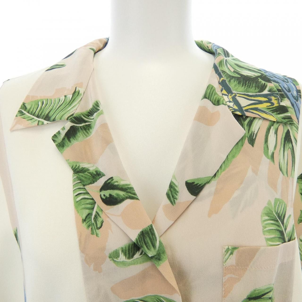 Stella McCartney Stella Mccartney Stella McCartney Silk Short Sleeve Shirt Textile Tops 495406SKA12 DUTY FREE for USA Size ONE SIZE - 6 Thumbnail