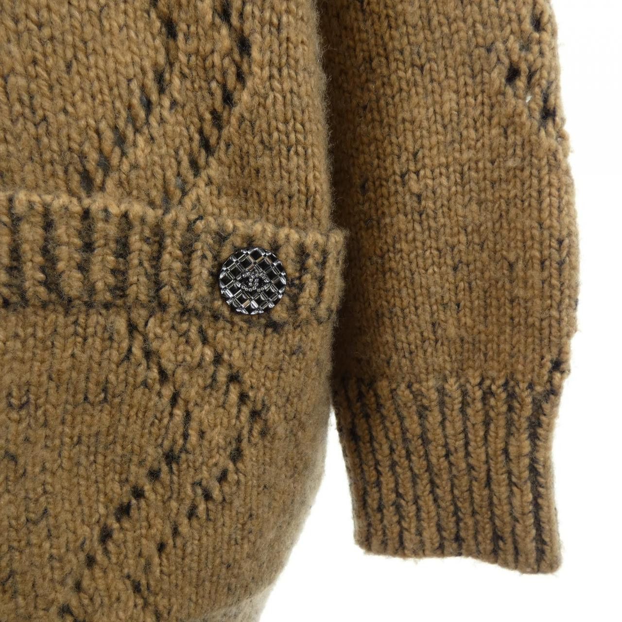Chanel Chanel Chanel Cashmere Blend Cardigan Textile Tops P72908K10477 DUTY FREE for USA Size ONE SIZE - 7 Thumbnail