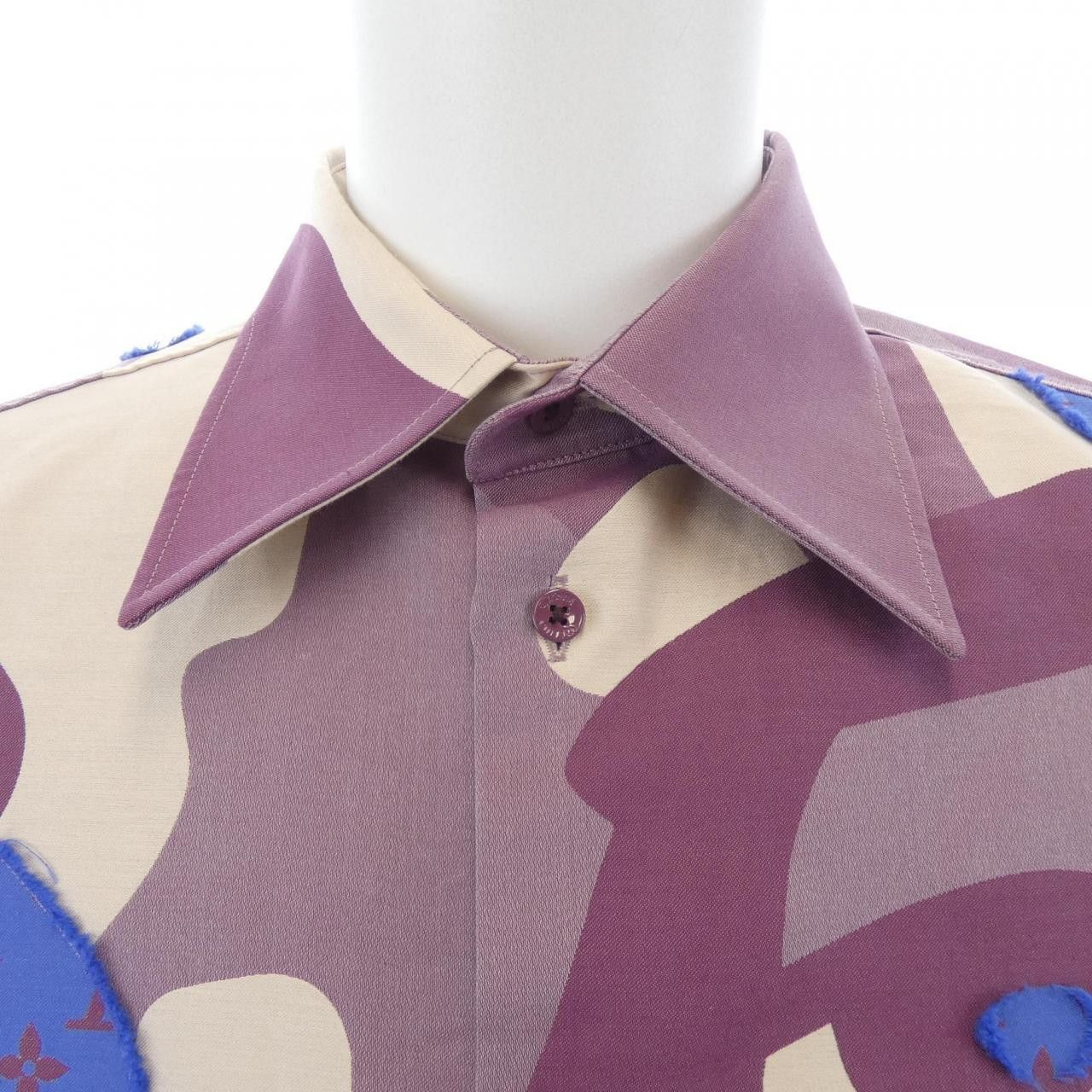 Louis Vuitton Louis Vuitton Louis Vuitton HPS77WAWY Shirt Textile Dress Shirt HPS77WAWY DUTY FREE for USA Size ONE SIZE - 5 Thumbnail