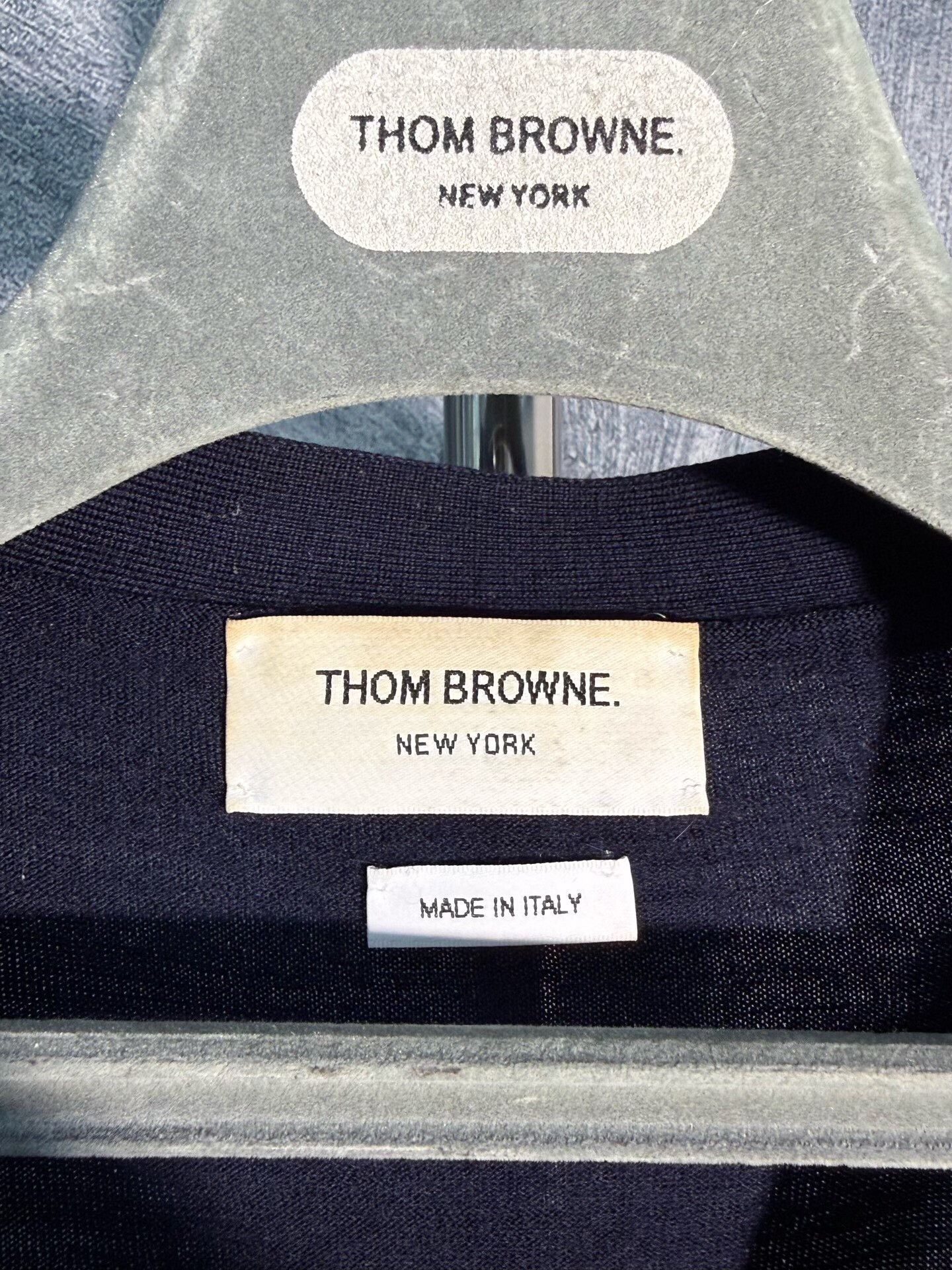 Thom Browne Thom Browne 4-Bar Stripe Wool Cardigan Size 3 Size US L / EU 52-54 / 3 - 3 Thumbnail