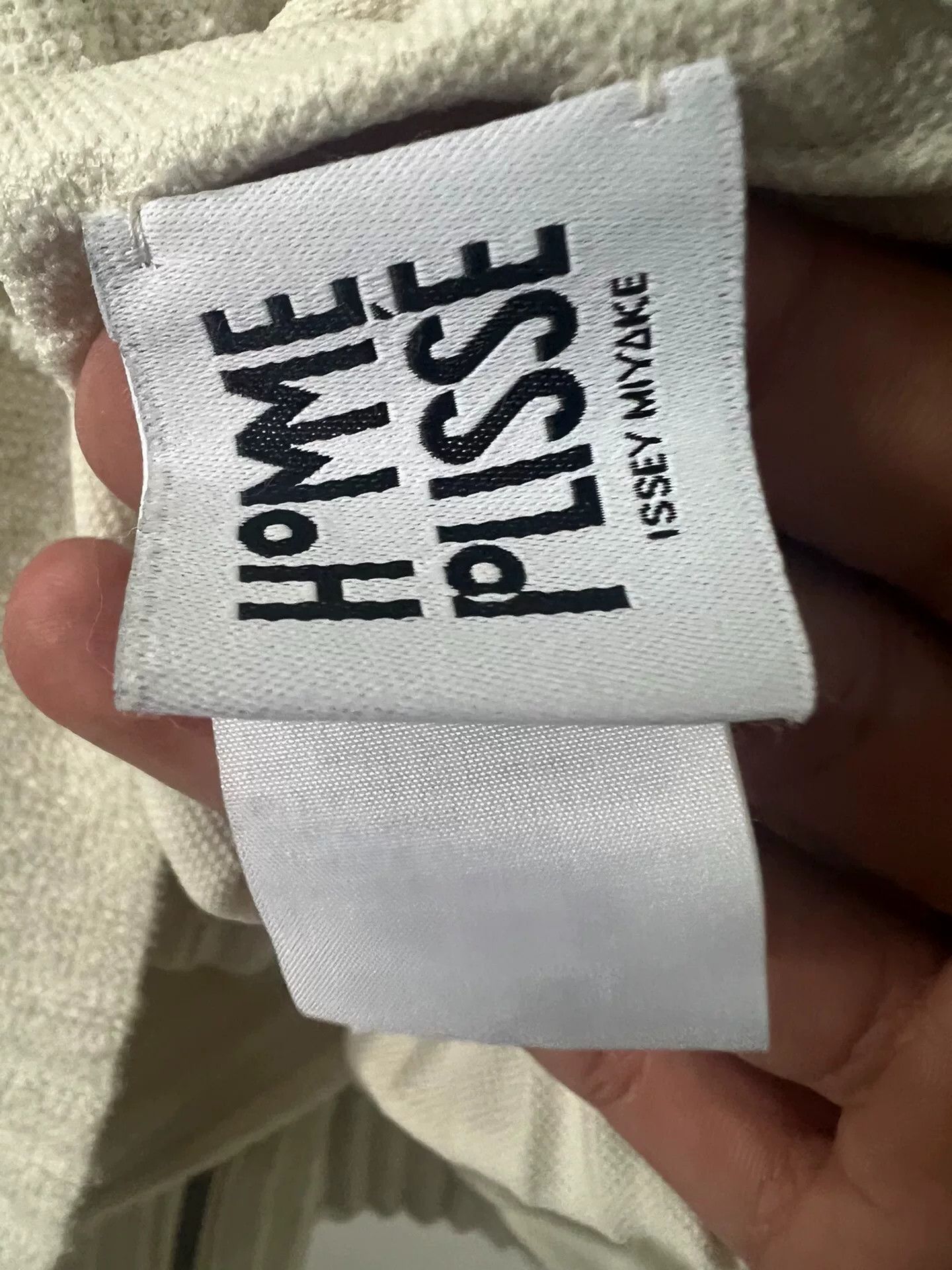 Issey Miyake Issey Miyake Knit White Sweater l Men Size US L / EU 52-54 / 3 - 4 Thumbnail