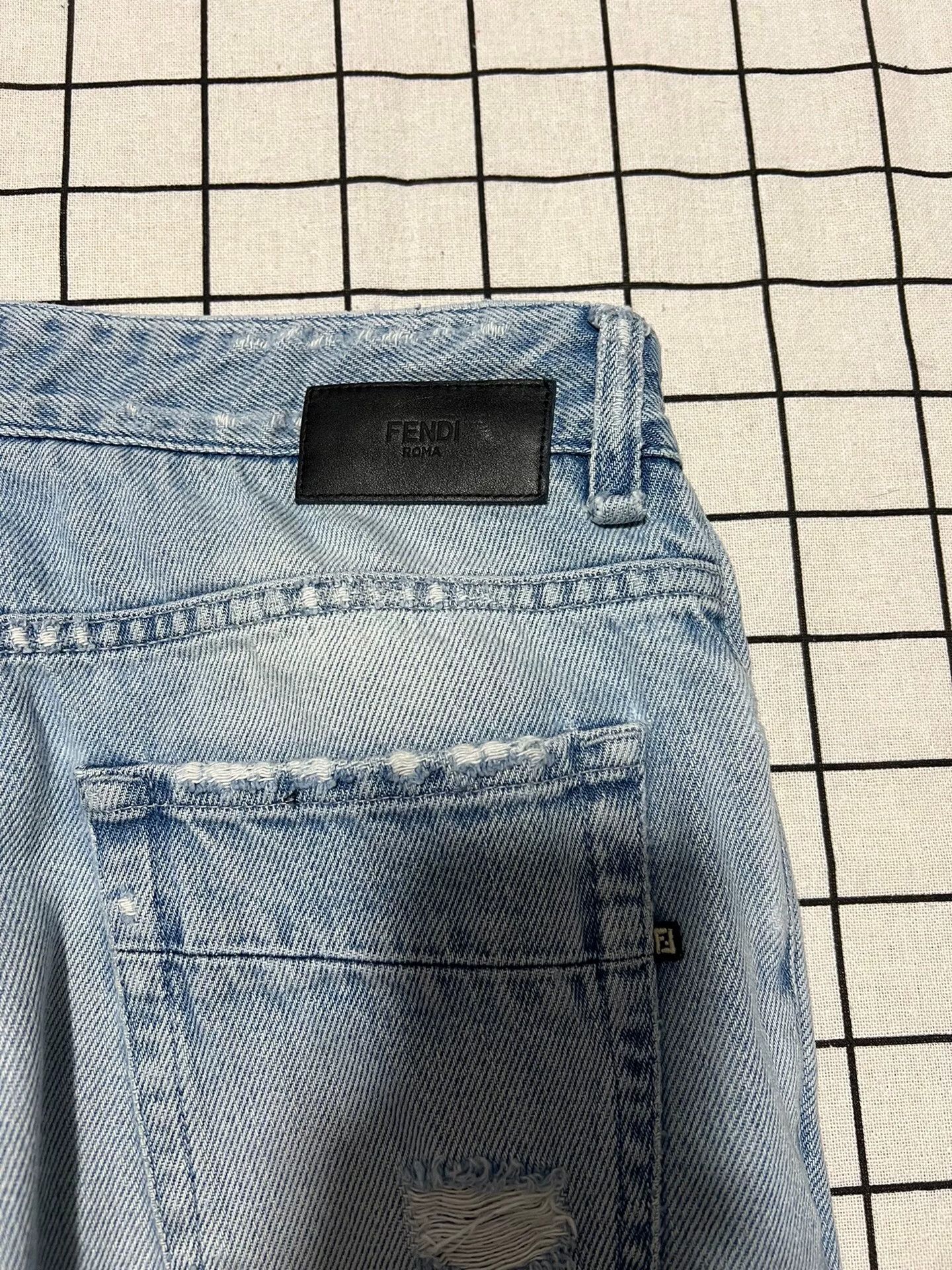 Fendi Fendi Denim Blue Denim Jeans 32 Men Size US 32 / EU 48 - 6 Thumbnail