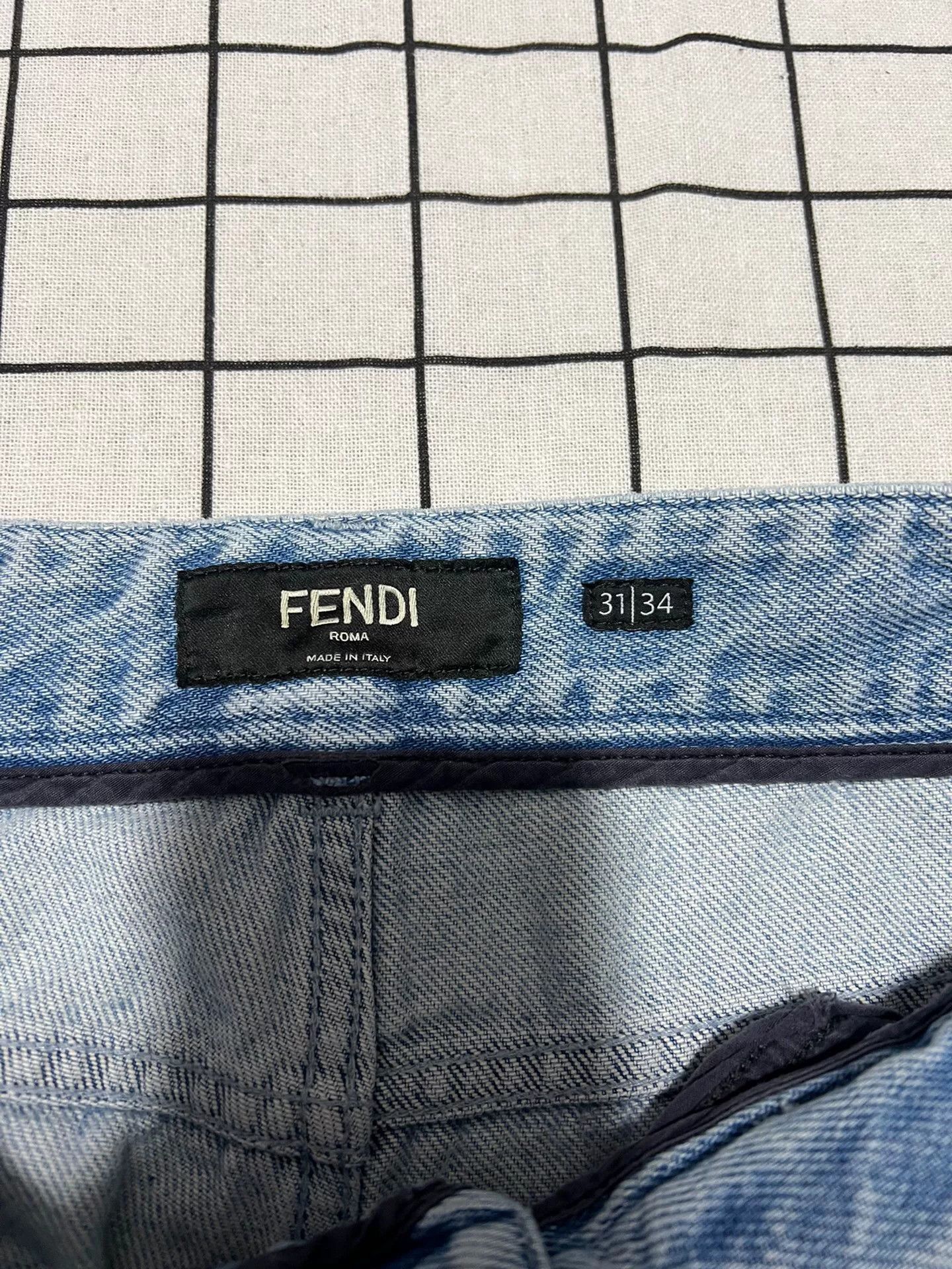 Fendi Fendi Denim Blue Denim Jeans 32 Men Size US 32 / EU 48 - 5 Thumbnail