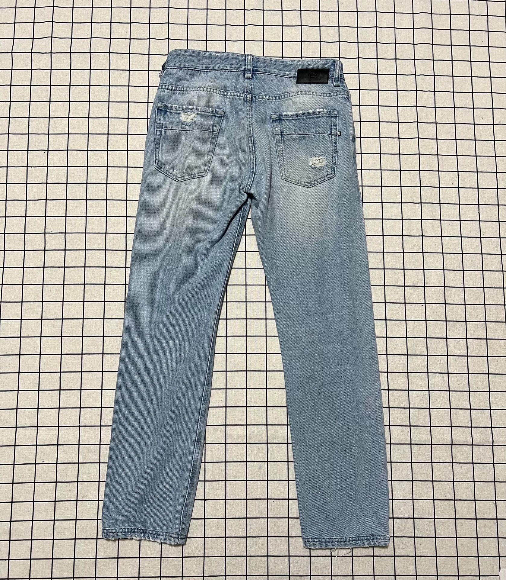 Fendi Fendi Denim Blue Denim Jeans 32 Men Size US 32 / EU 48 - 2 Thumbnail