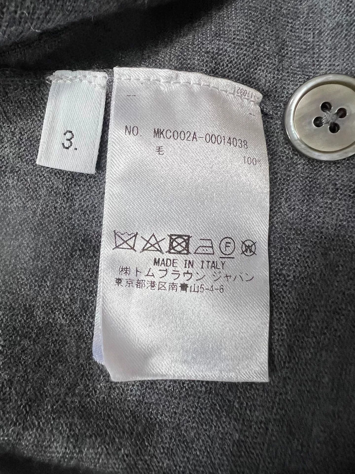 Thom Browne Thom Browne Wool Brown Sweater m Men Size US M / EU 48-50 / 2 - 4 Thumbnail