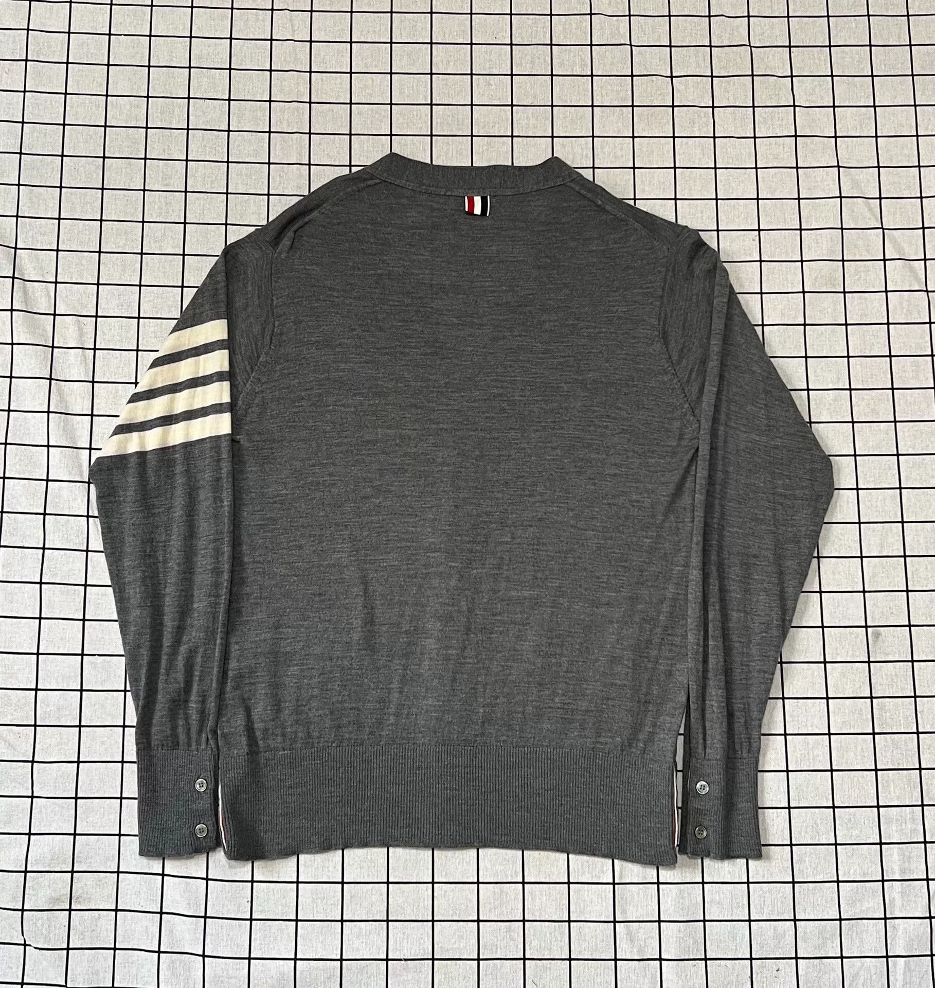 Thom Browne Thom Browne Wool Brown Sweater m Men Size US M / EU 48-50 / 2 - 2 Thumbnail