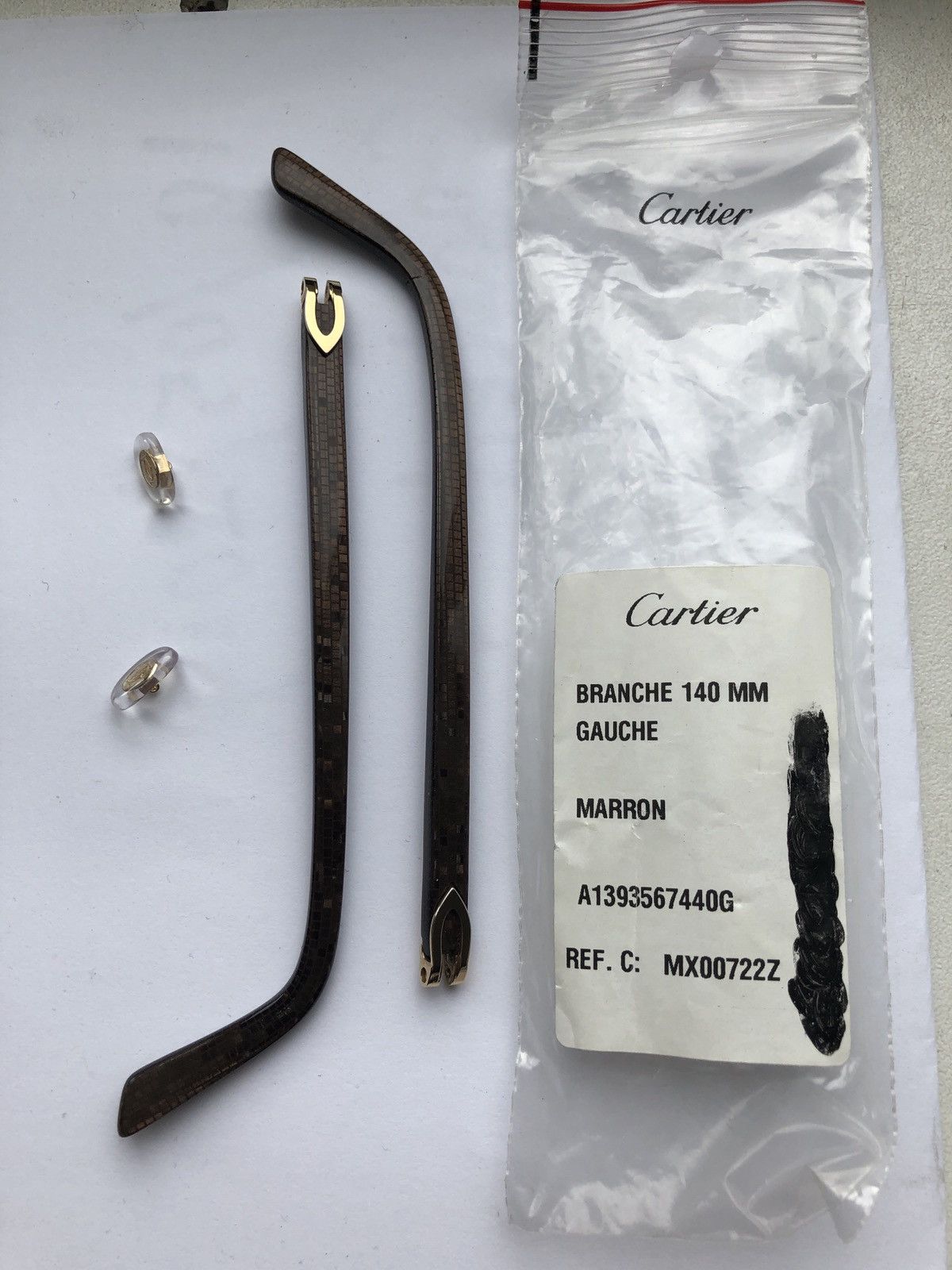 Cartier Cartier glasses spare parts | Grailed