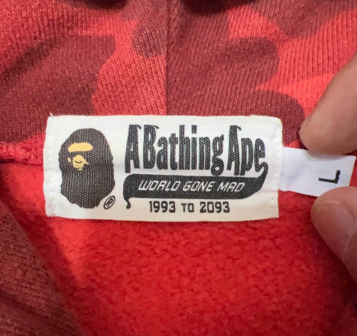 Bape Bape Camo Glow White Hoodie l Men Size US L / EU 52-54 / 3 - 3 Thumbnail