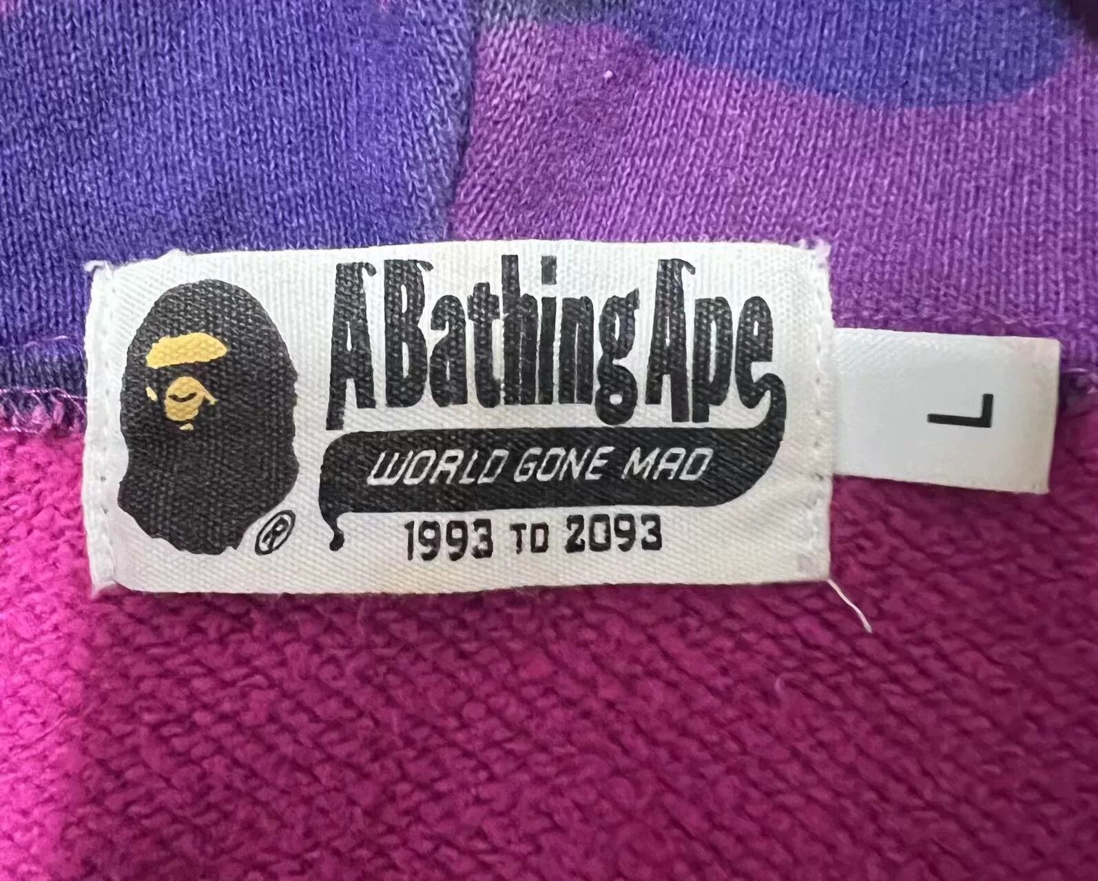 Bape Bape Shark Camo Multi Hoodie l Men Size US L / EU 52-54 / 3 - 5 Thumbnail
