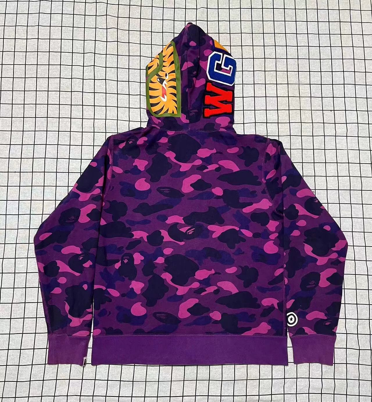Bape Bape Shark Camo Multi Hoodie l Men Size US L / EU 52-54 / 3 - 2 Thumbnail