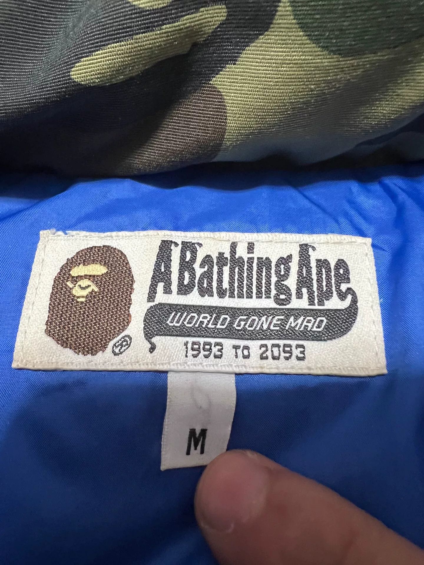 Bape Bape Down Camo Multi Heavy Coat m Men Size US M / EU 48-50 / 2 - 4 Thumbnail