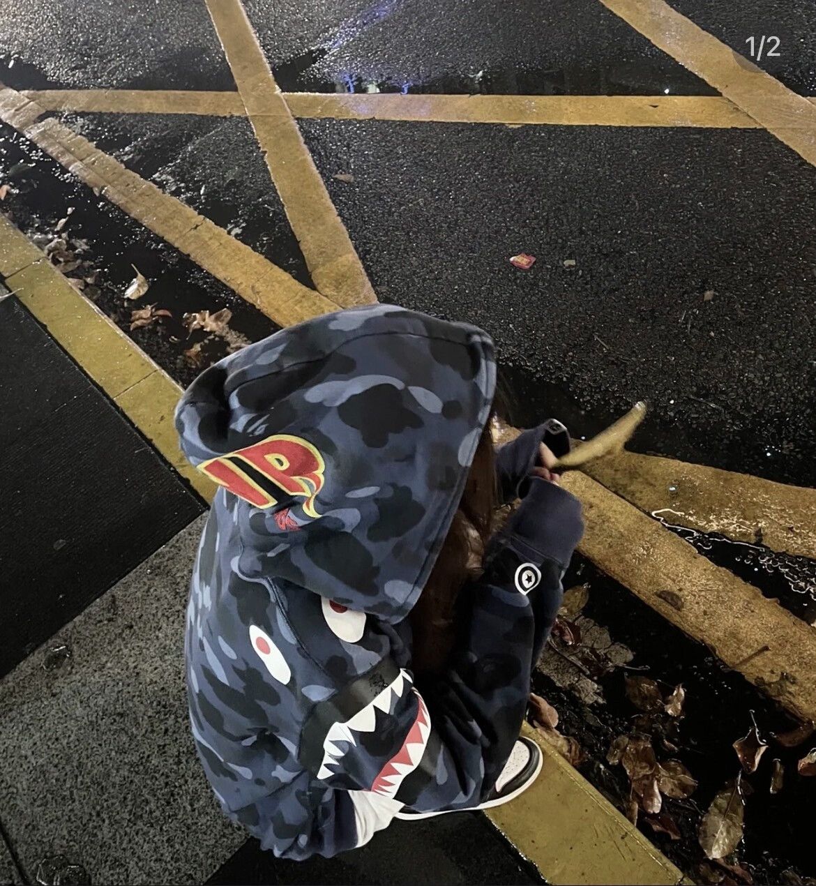 Bape Bape Shark Camo Multi Hoodie l Men Size US L / EU 52-54 / 3 - 8 Thumbnail