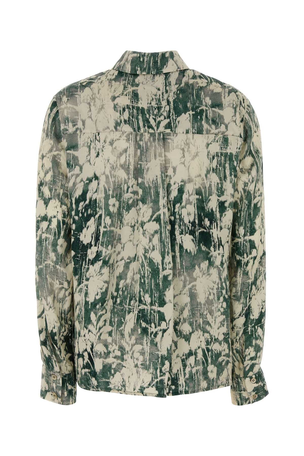 PT Torino Printed Satin Lucilla Shirt Size M / US 6-8 / IT 42-44 - 2 Thumbnail