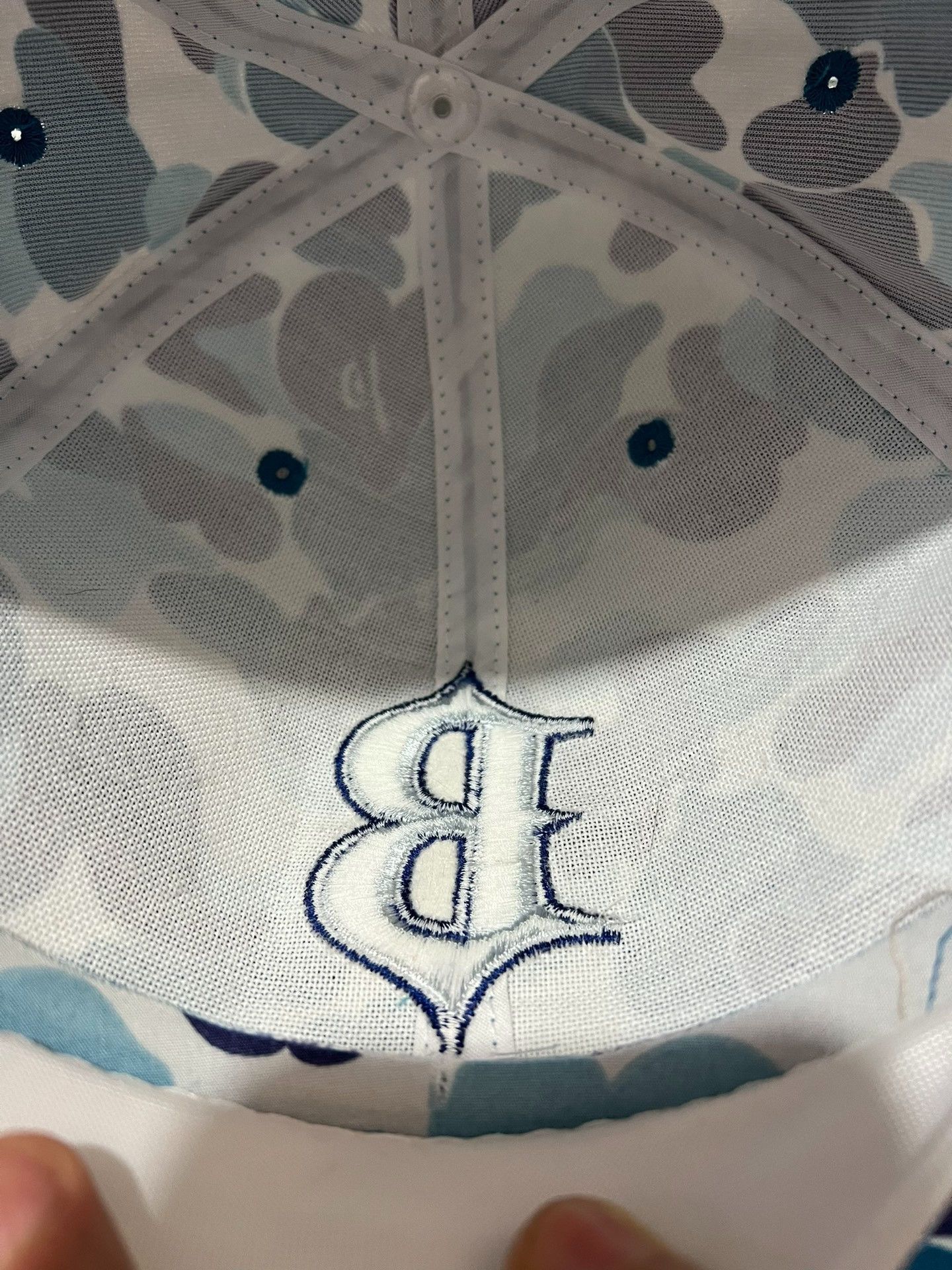 Bape Bape Retro Camo Blue Hat one size Men Size ONE SIZE - 7 Thumbnail