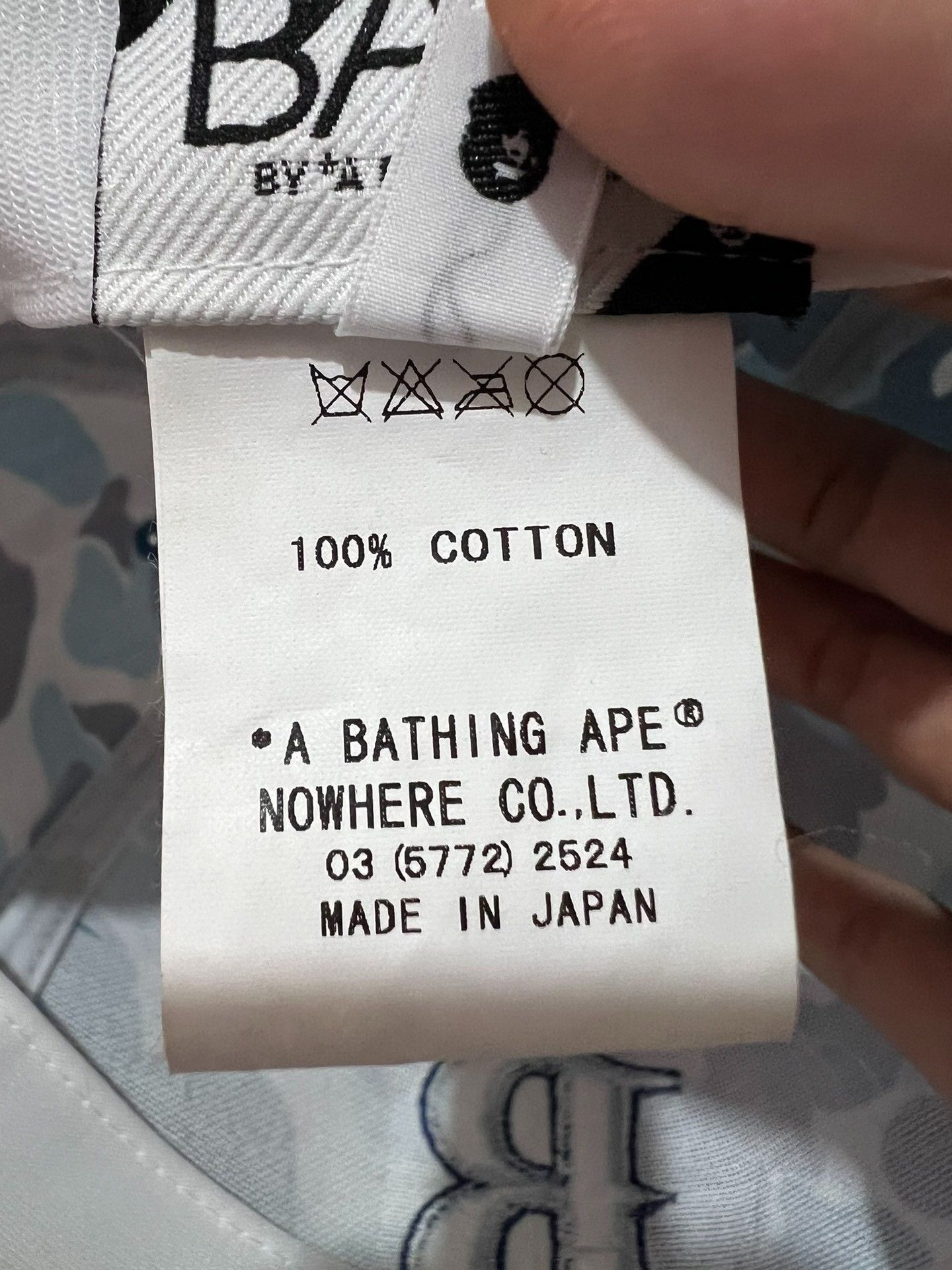 Bape Bape Retro Camo Blue Hat one size Men Size ONE SIZE - 5 Thumbnail