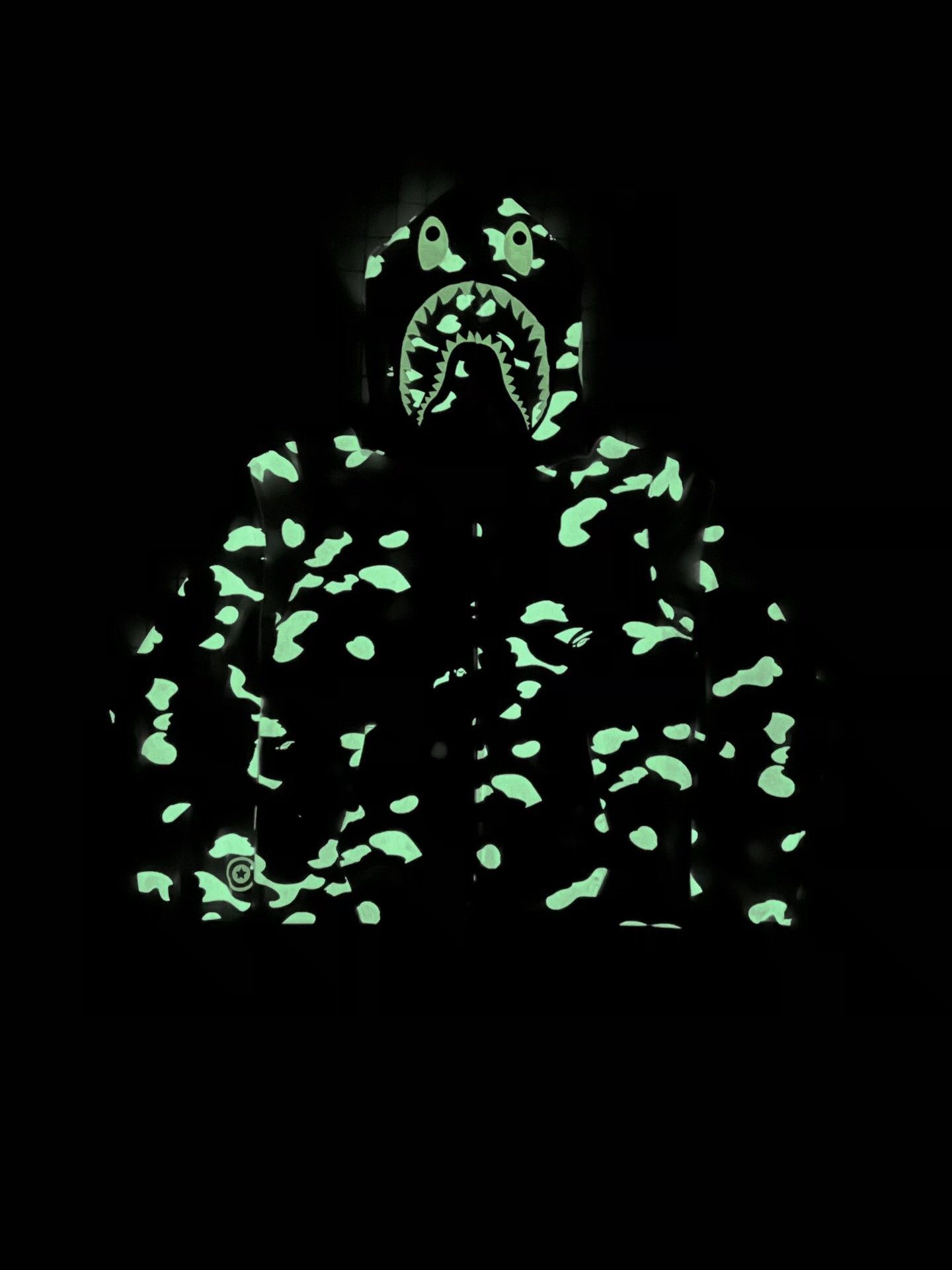 Bape Bape Shark Camo Multi Hoodie m Men Size US M / EU 48-50 / 2 - 8 Thumbnail