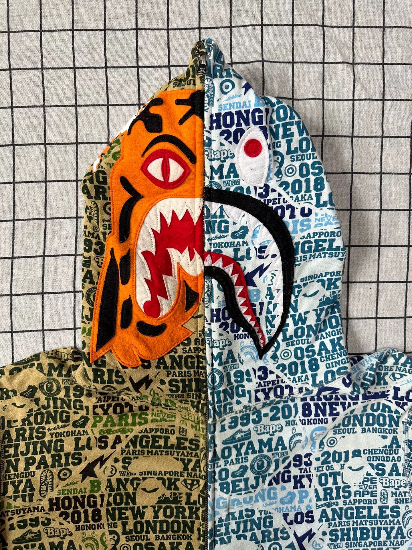 Bape Bape Special Shark White Light Jacket xl Men Size US XL / EU 56 / 4 - 2 Thumbnail