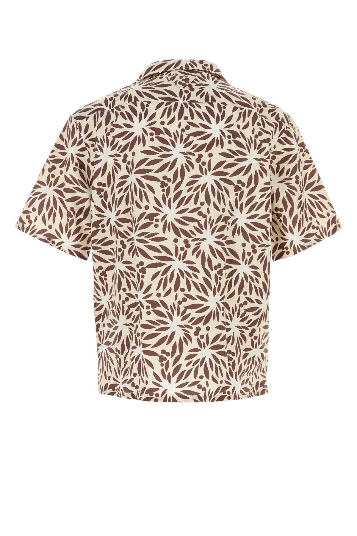 Prada Printed Cotton Blend Shirt Size US S / EU 44-46 / 1 - 2 Thumbnail
