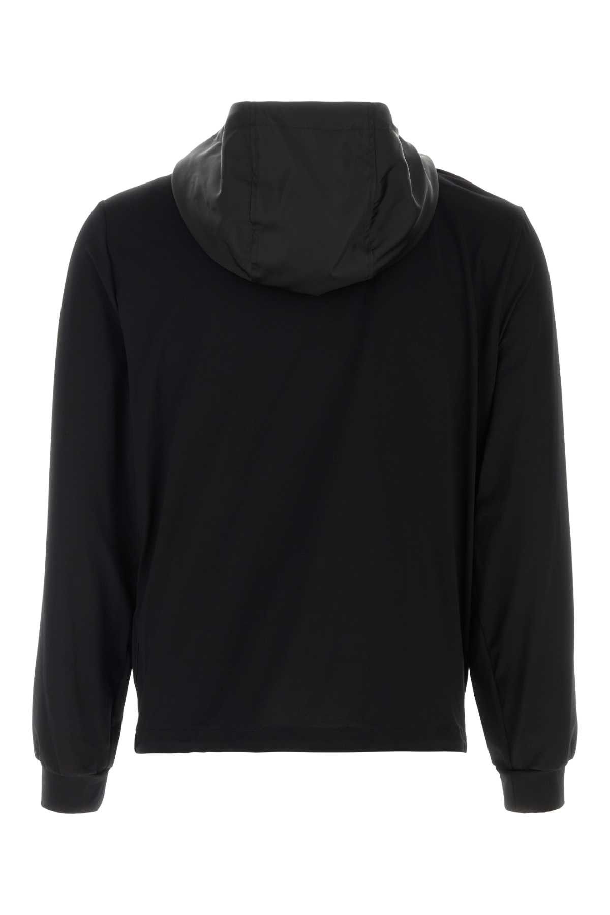 Prada Black Stretch Cotton Sweatshirt Size US XL / EU 56 / 4 - 2 Thumbnail