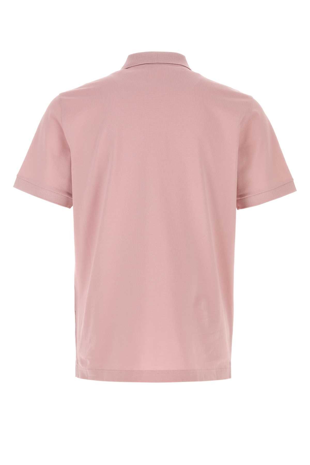 Prada Pink Piquet Polo Shirt Size US M / EU 48-50 / 2 - 2 Thumbnail