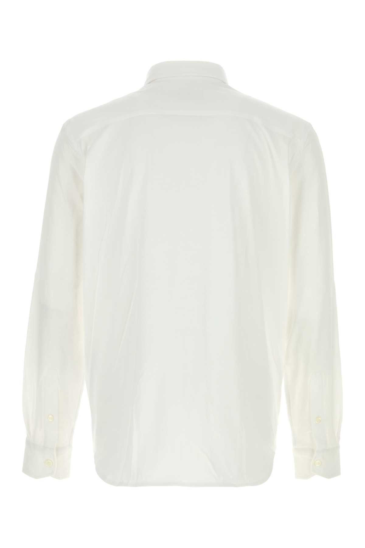 Brioni White Cotton Shirt Size US L / EU 52-54 / 3 - 2 Thumbnail